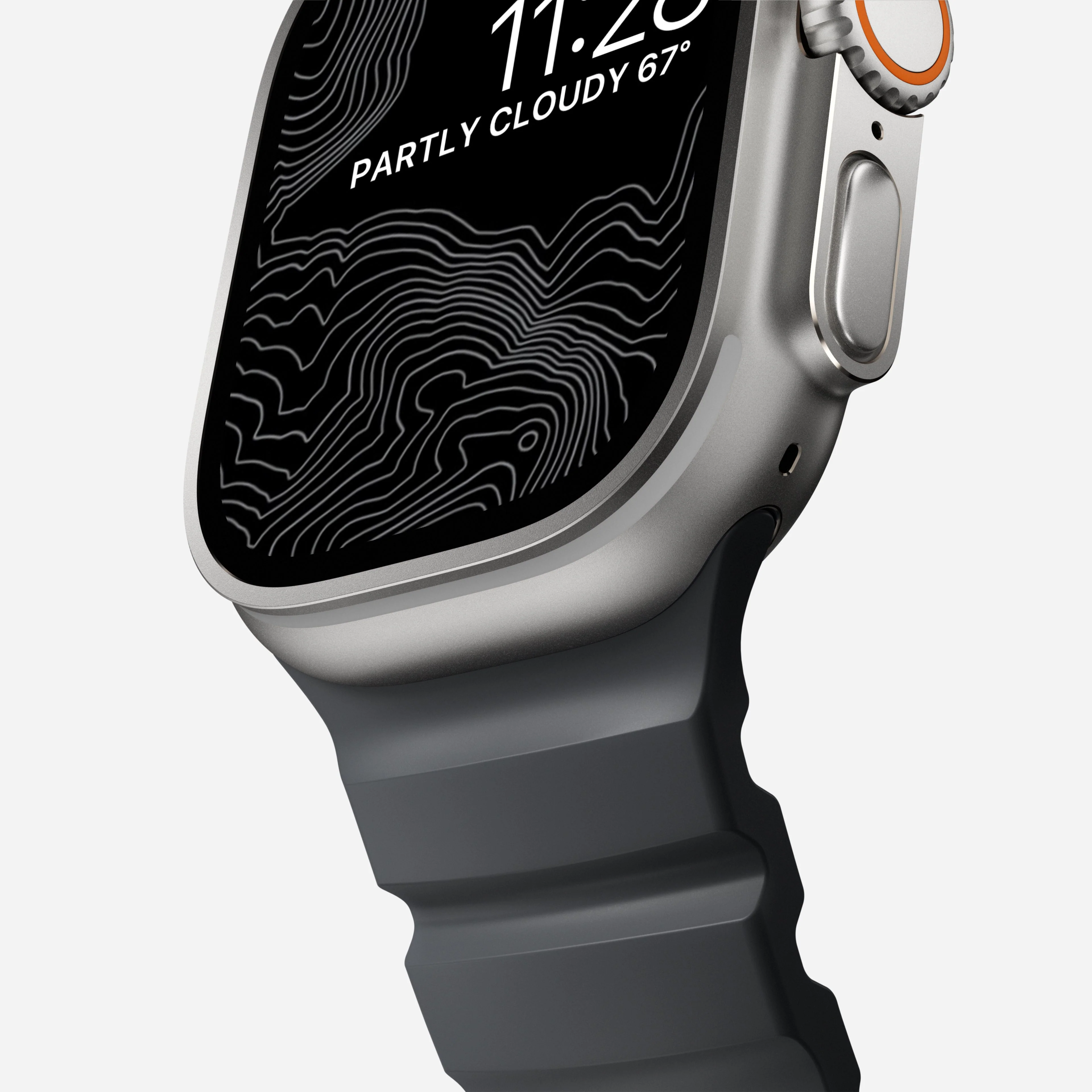 Nomad Rocky Point Band for Apple Watch 42-49 & Ultra 1 - 3 - Storm (Natural Hardware) - Image 5