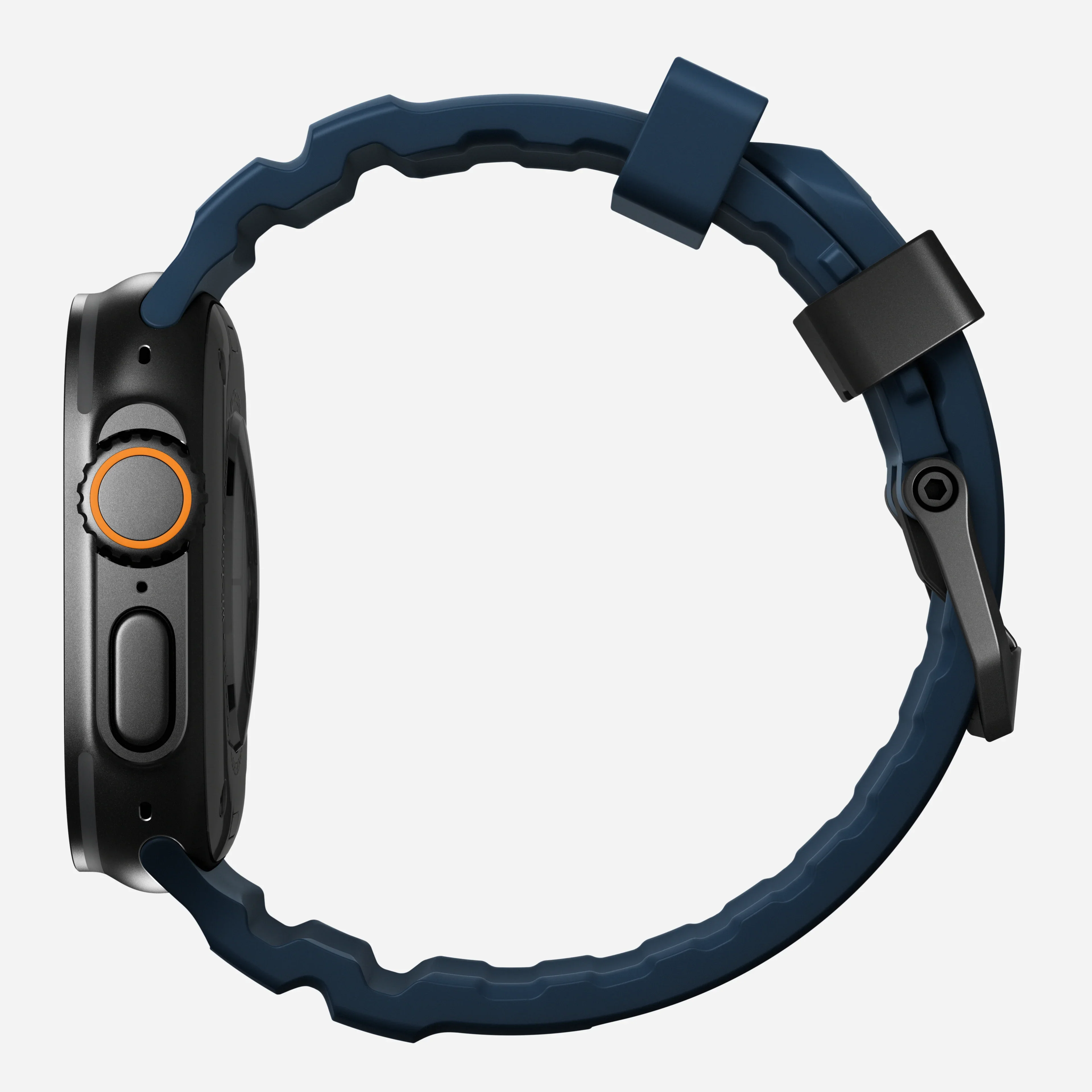 Nomad Rocky Point Band for Apple Watch 42-49 & Ultra 1 - 3 - Atlantic (Black Hardware) - Image 4