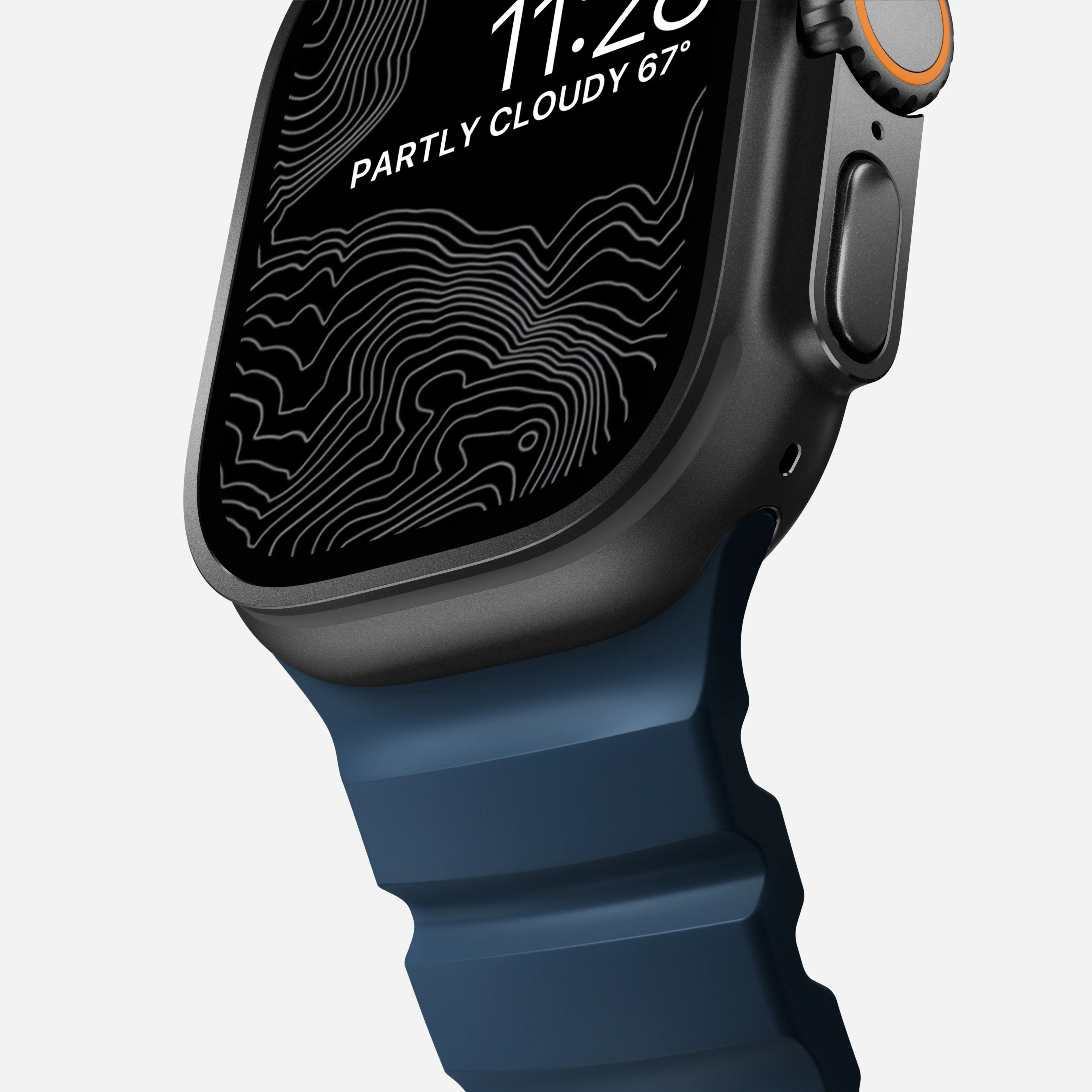 Nomad Rocky Point Band for Apple Watch 42-49 & Ultra 1 - 3 - Atlantic (Black Hardware) - Image 7