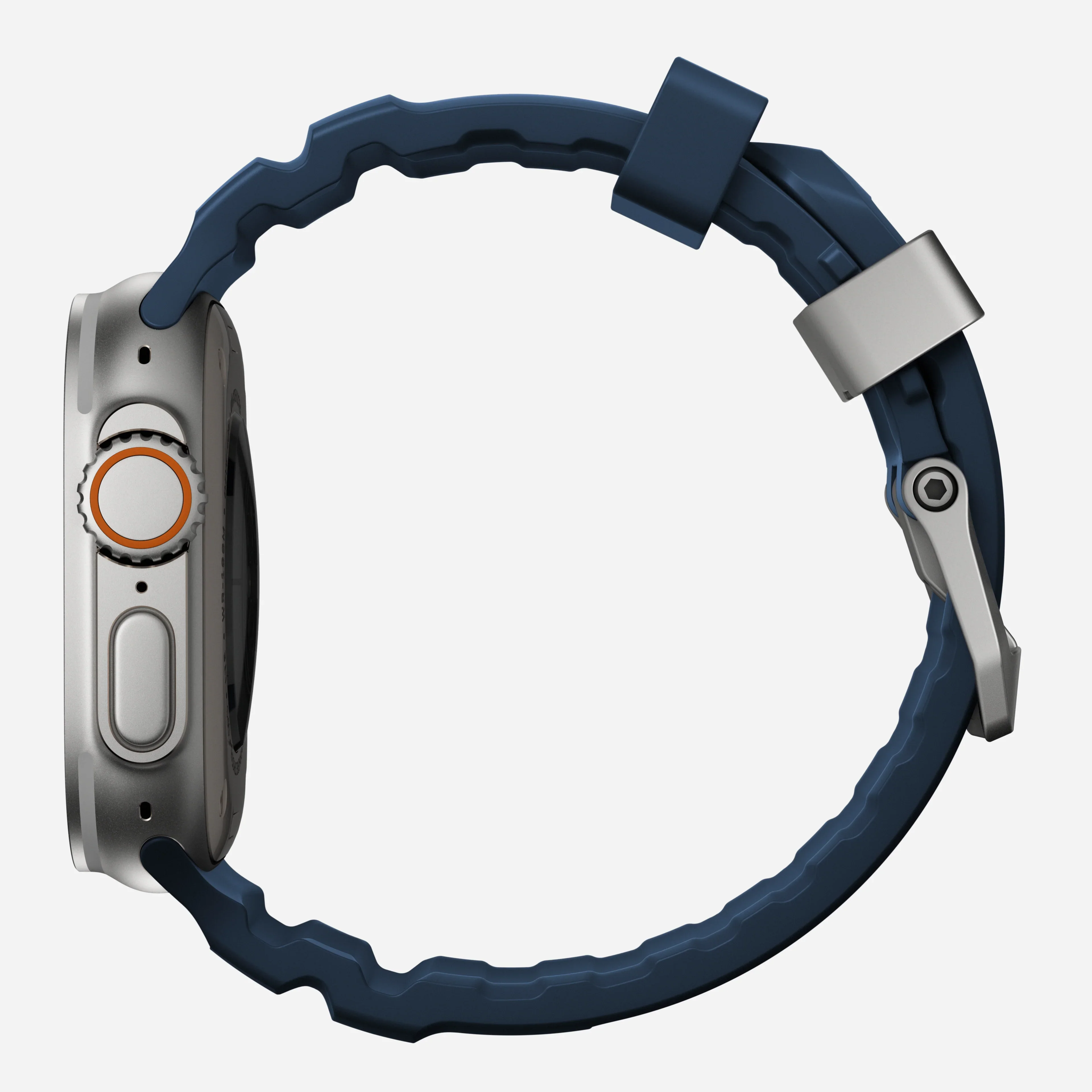 Nomad Rocky Point Band for Apple Watch 42-49 & Ultra 1 - 3 - Atlantic (Natural Hardware) - Image 2