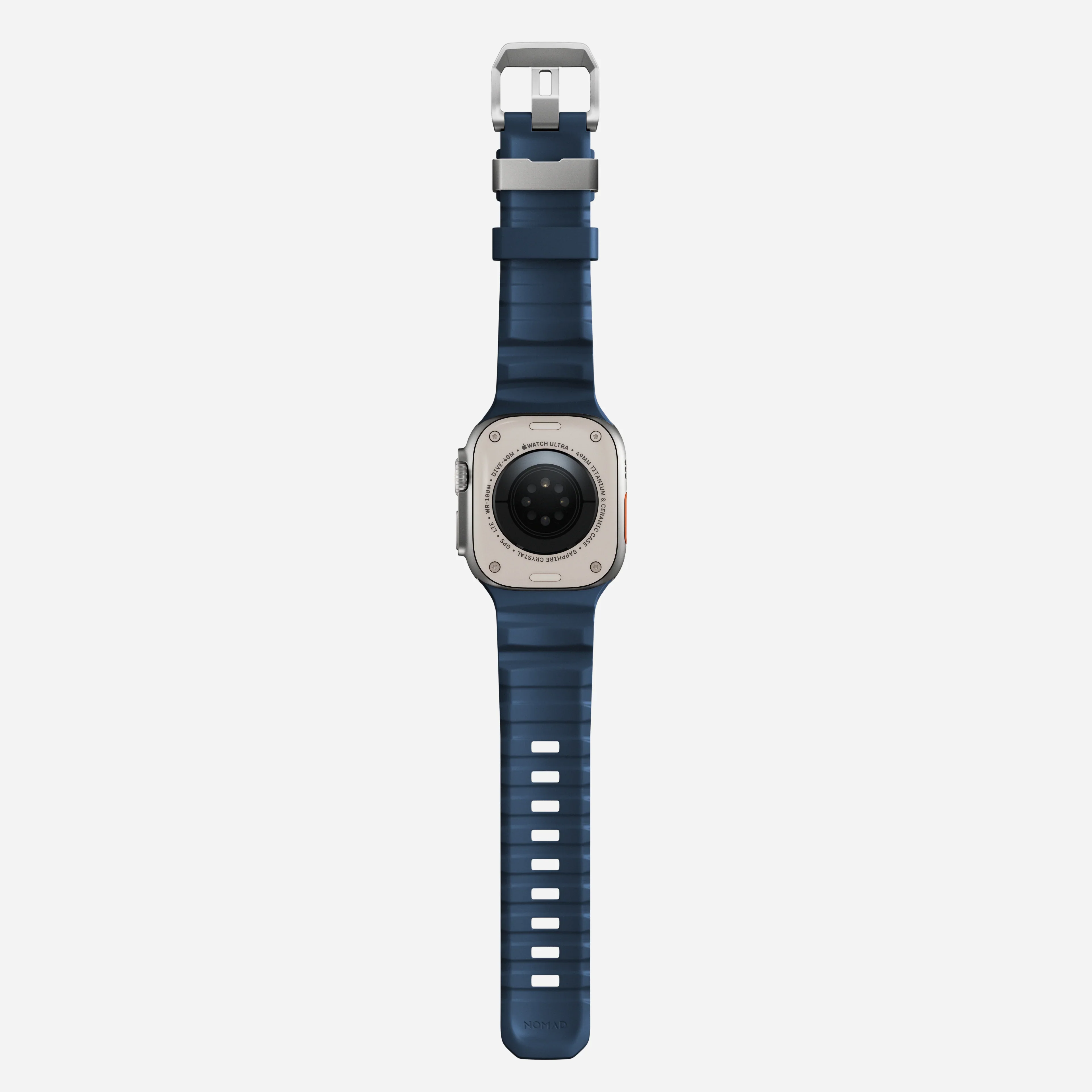 Nomad Rocky Point Band for Apple Watch 42-49 & Ultra 1 - 3 - Atlantic (Natural Hardware) - Image 5
