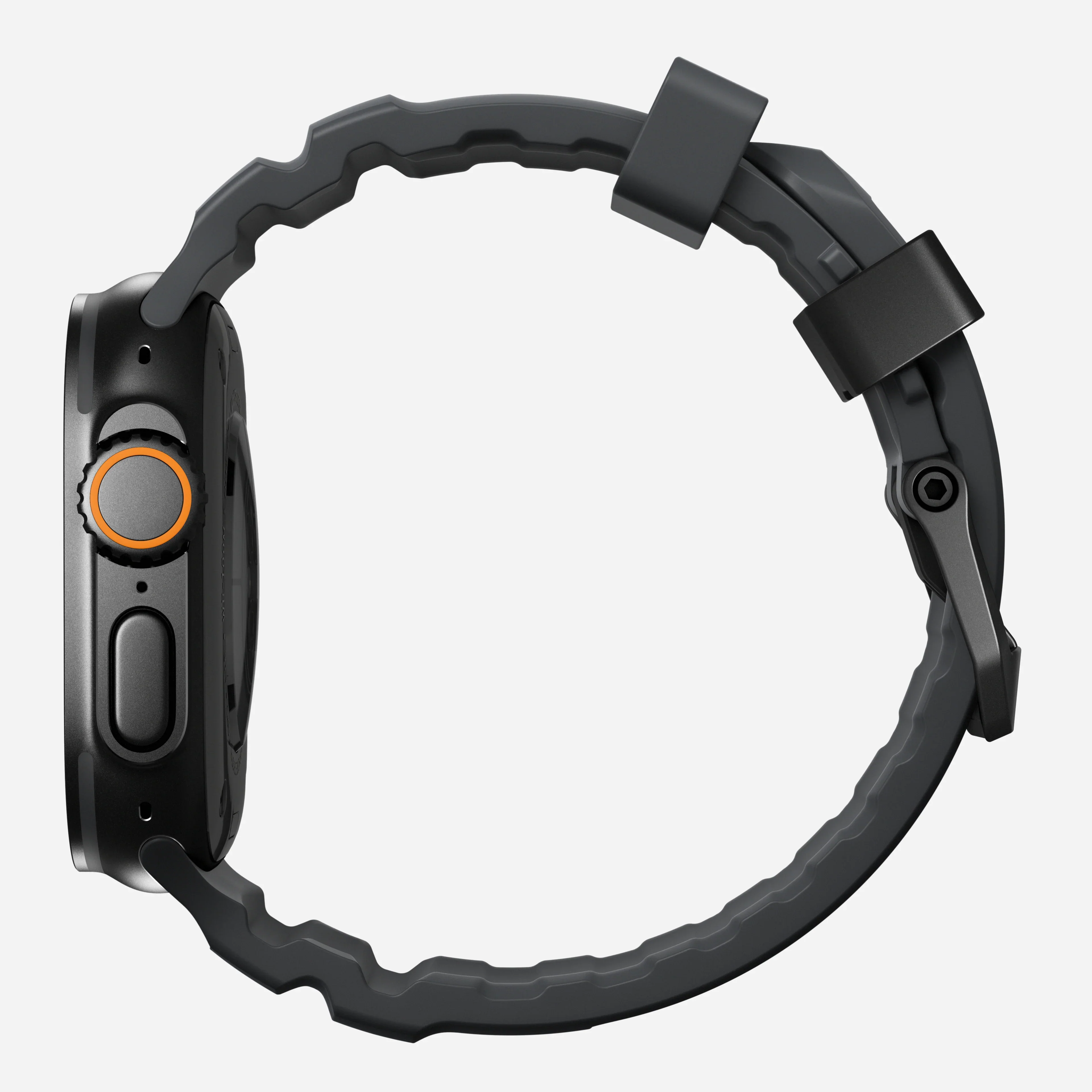 Nomad Rocky Point Band for Apple Watch 42-49 & Ultra 1 - 3 - Storm (Black Hardware) - Image 3