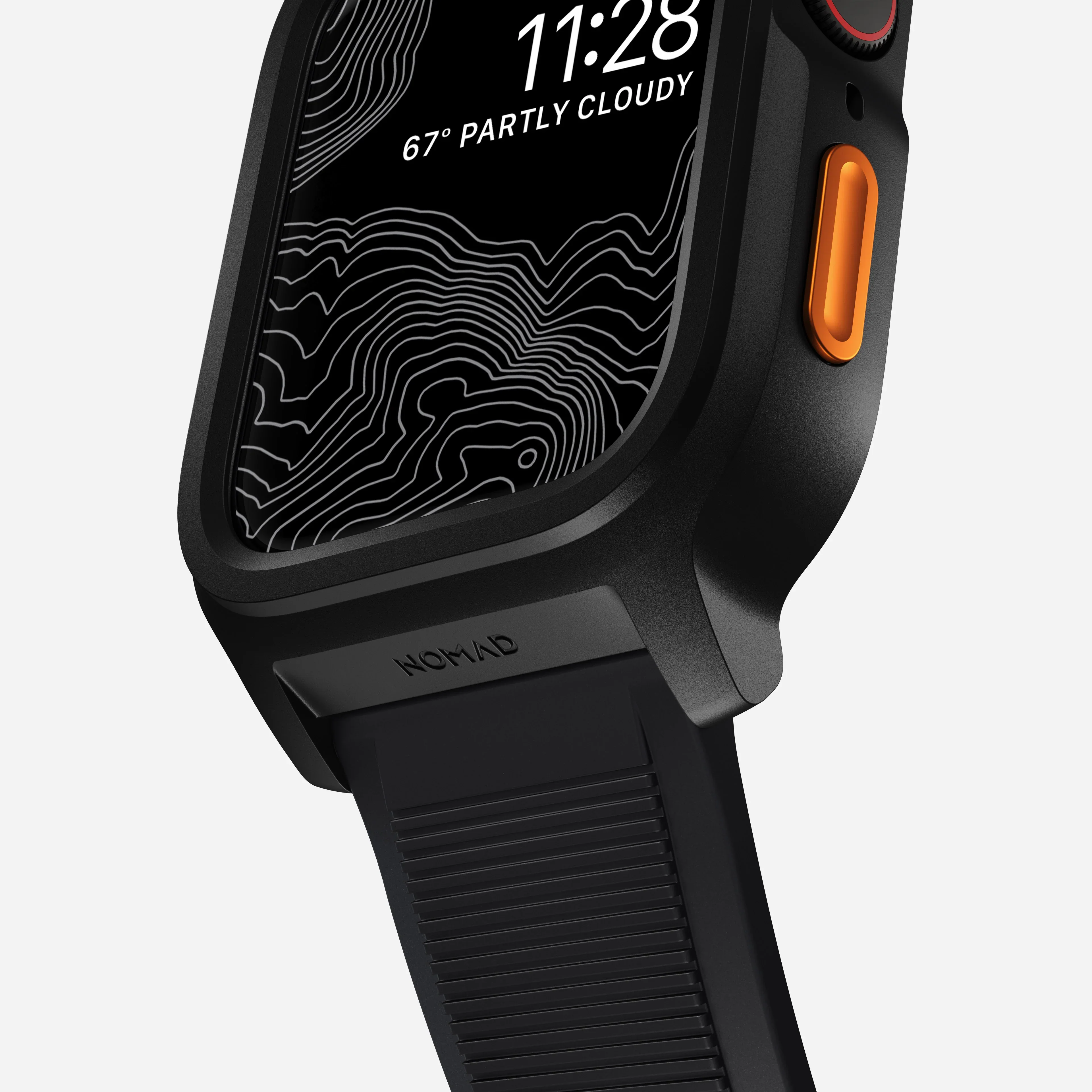Nomad Rugged Apple Watch Case & Band 44m / 45mm - Black Hardware - Image 6