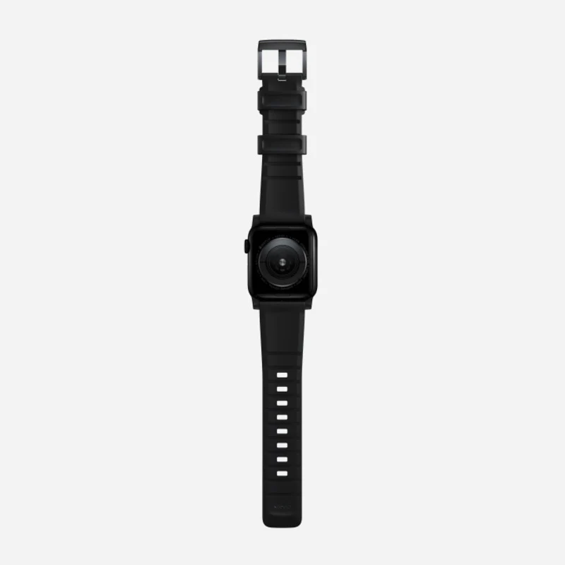 Nomad Rugged Band 41mm Black Hardware FKM Rubber Bracelet - Black - Image 3