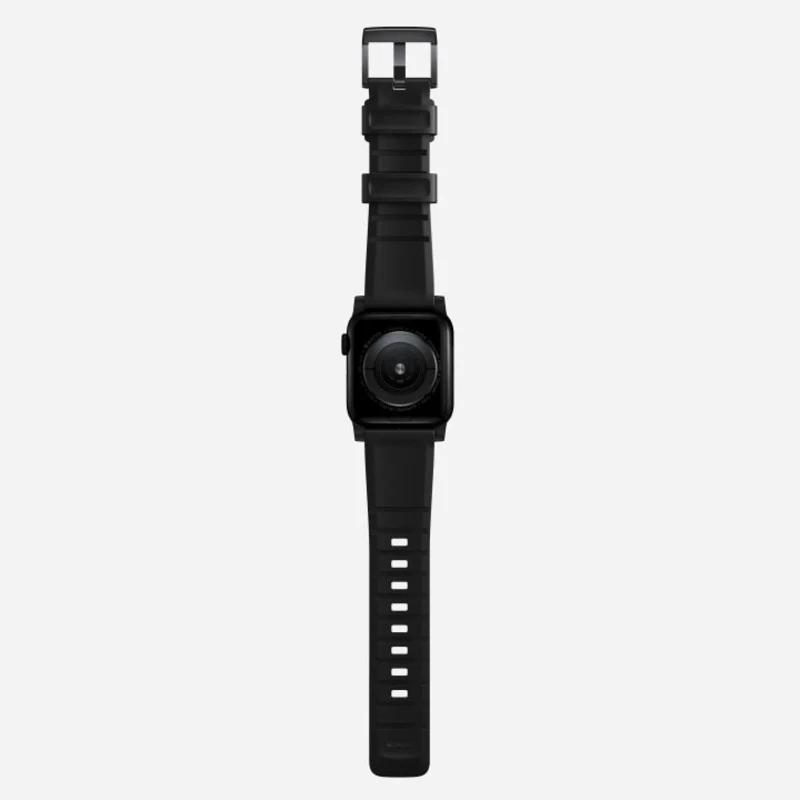 Nomad Rugged Band 42/44/45/46/49mm Black Hardware Bracelet - Black - Image 6