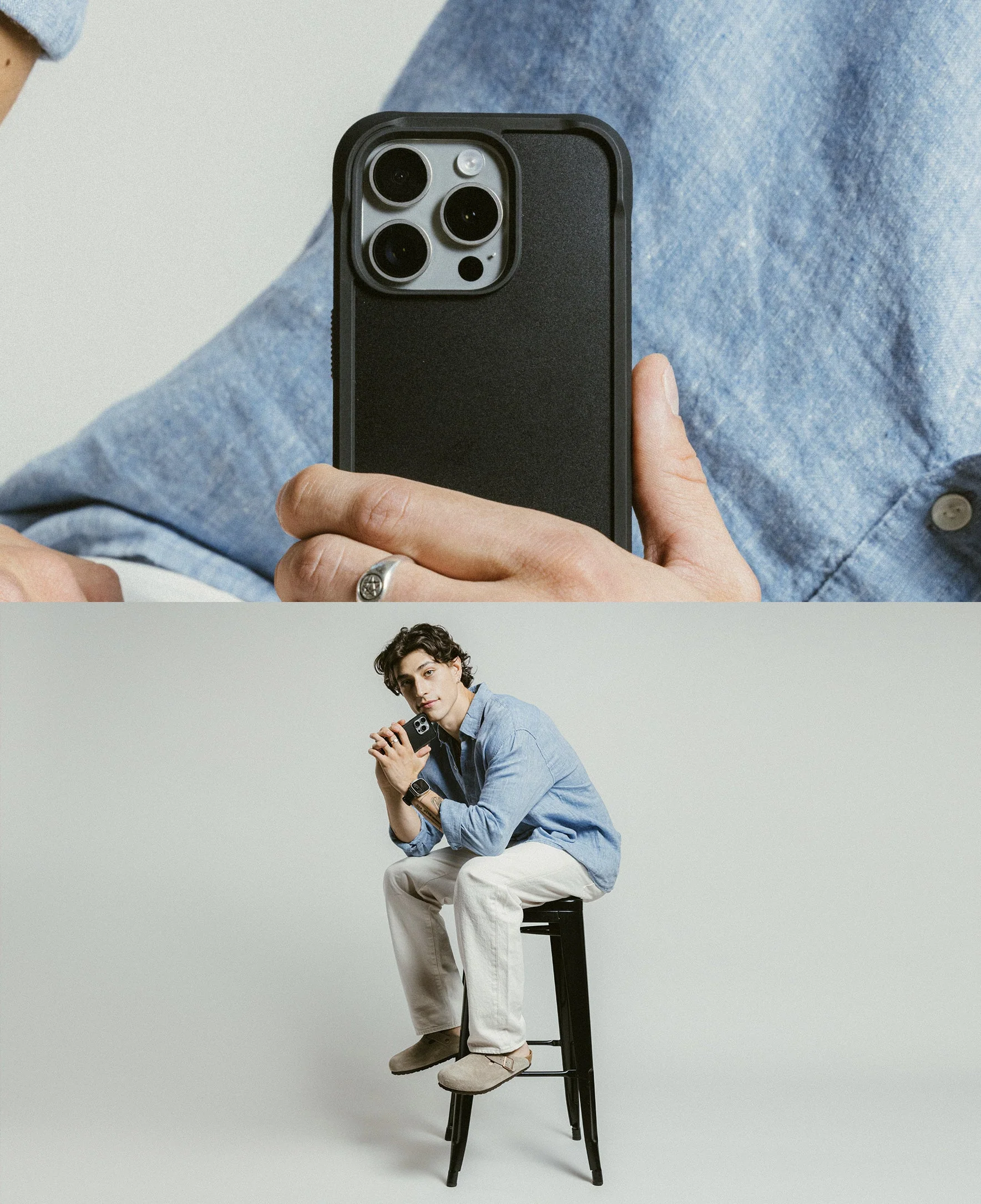 Nomad Rugged Case & MagSafe for iPhone 16 Pro 6.3 - Black - Image 9