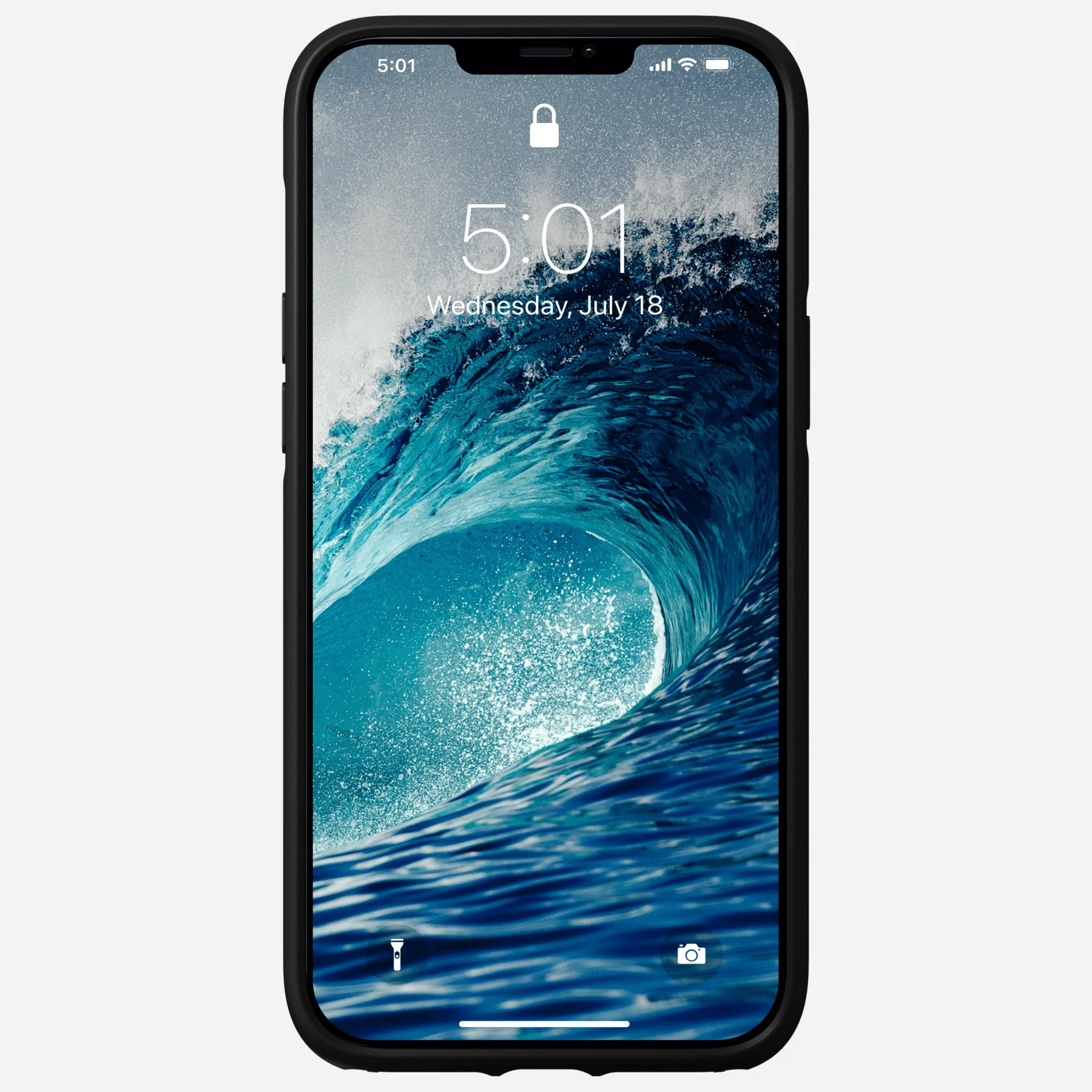 Nomad Rugged Case w/ Horween Leather For iPhone 12 Pro Max - BLACK - Image 2