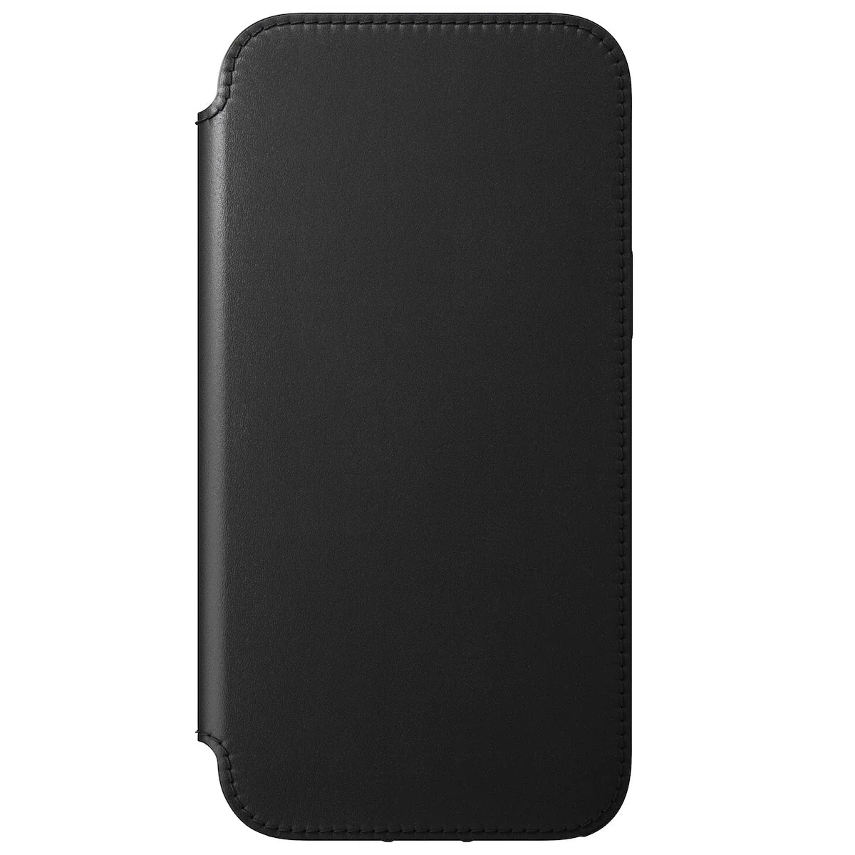 Nomad Rugged Leather Folio Case w/ Magsafe For iPhone 12 Pro Max - Black - Image 5
