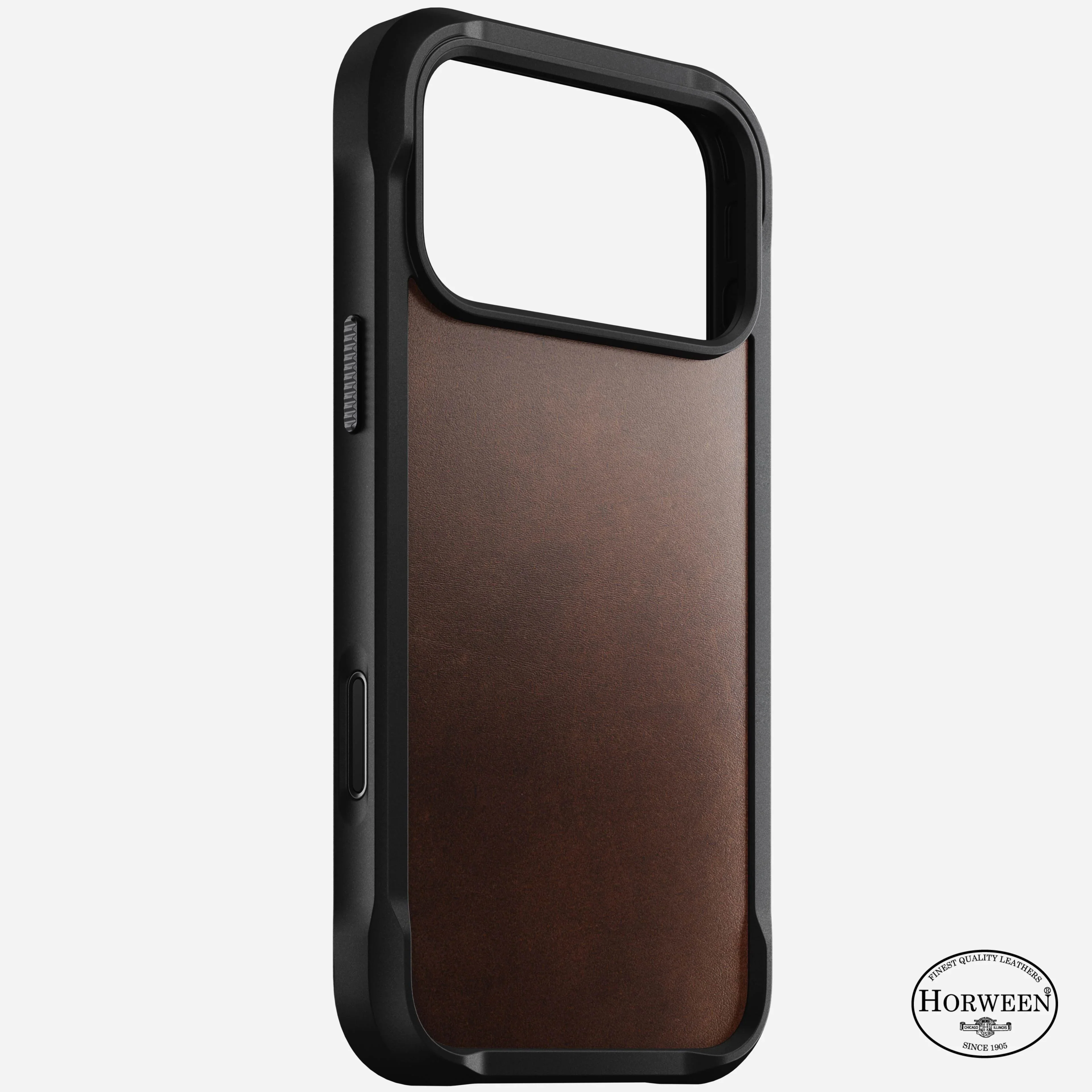 Nomad Rugged Horween Leather MagSafe Case iPhone 17 Pro Max – Rustic Brown - Image 3