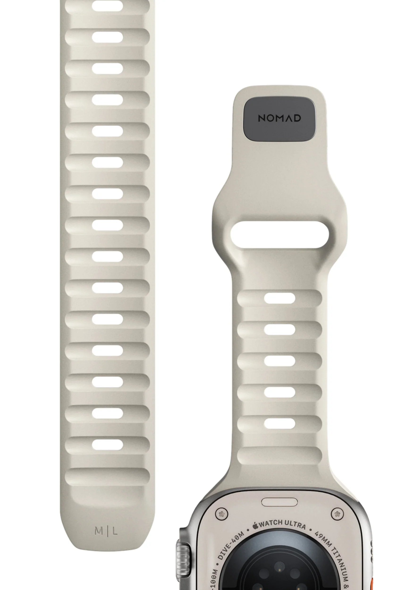 Nomad Sport Band 38mm / 40mm / 41mm / 42mm Waterproof Bracelet - Stone - Image 7