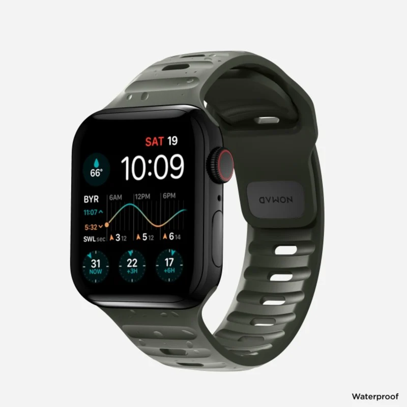 Nomad Sport Band 41mm/42mm Waterproof Bracelet - Ash Green - Image 3