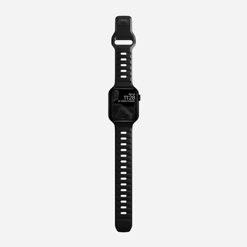 Nomad Sport Band 38mm/40mm/41mm/42mm Waterproof Bracelet - Black - Image 7