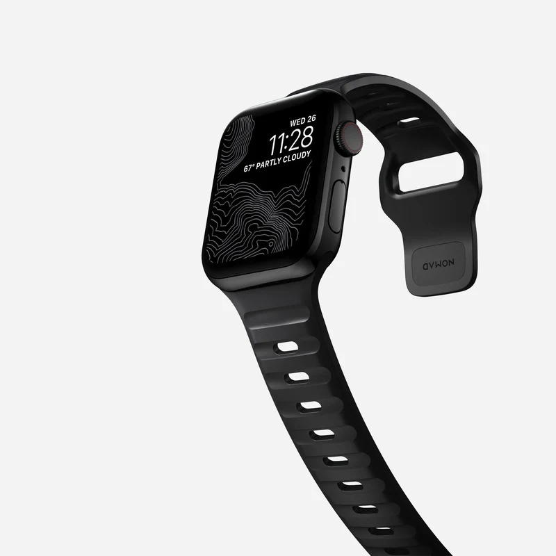 Nomad Sport Band 38mm/40mm/41mm/42mm Waterproof Bracelet - Black - Image 9