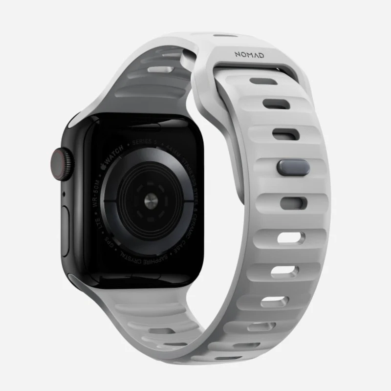 Nomad Sport Band 42mm/44mm/45mm/49mm Bracelet for Apple Watch - Lunar Gray - Image 4