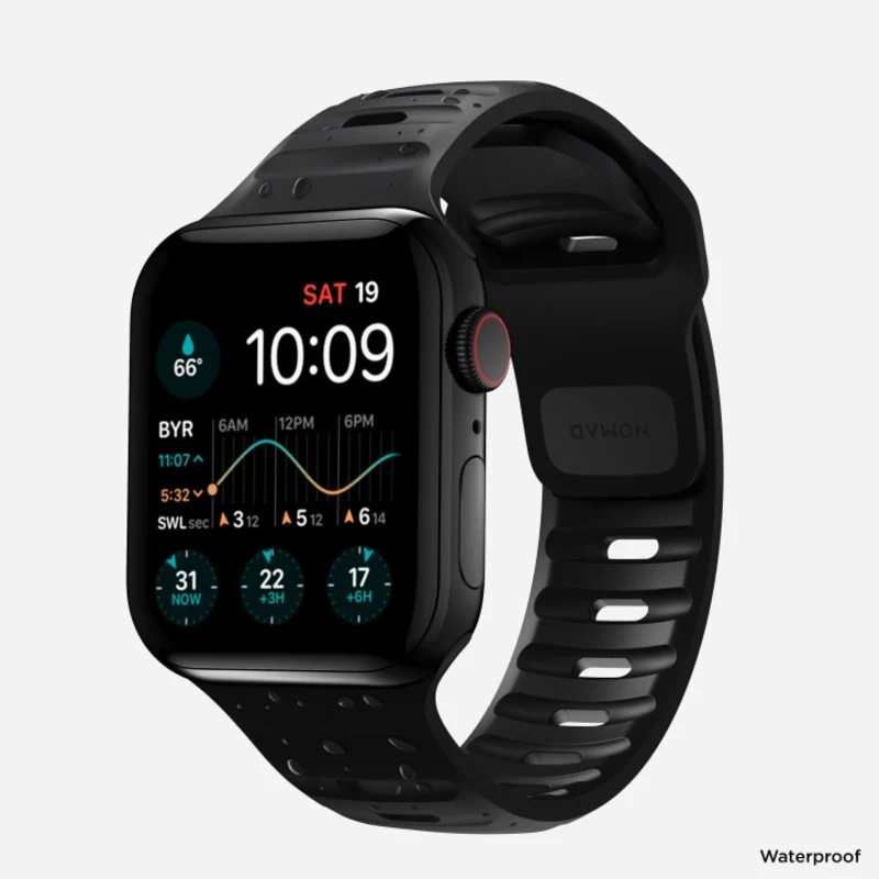 Nomad Sport Band 45/46/49mm Waterproof Bracelet - Black - Image 3