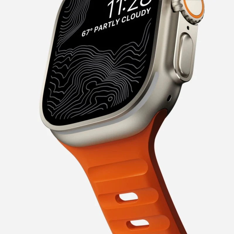 Nomad Sport Band 44mm/45mm/49mm Waterproof Bracelet - Ultra Orange - Image 7