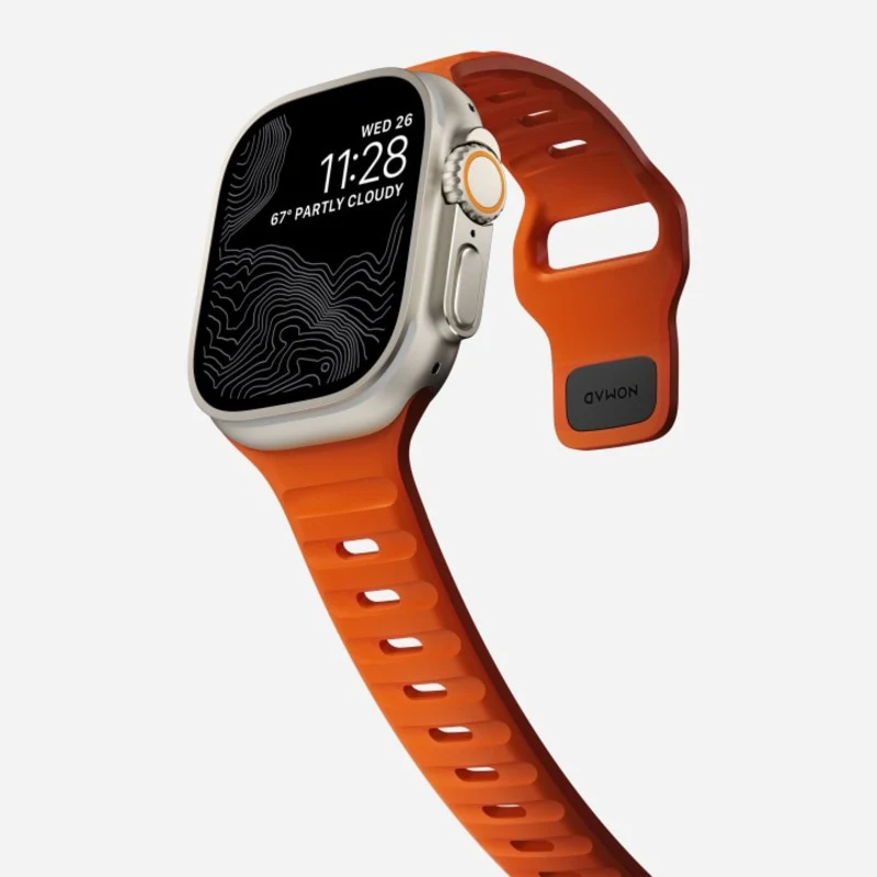 Nomad Sport Band 44mm/45mm/49mm Waterproof Bracelet - Ultra Orange - Image 8
