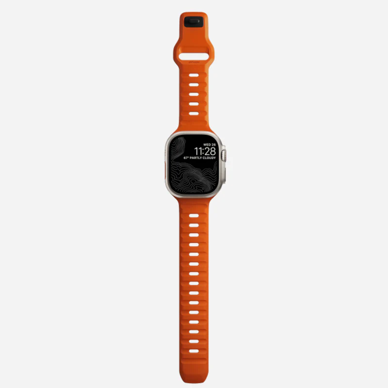 Nomad Sport Band 44mm/45mm/49mm Waterproof Bracelet - Ultra Orange - Image 9
