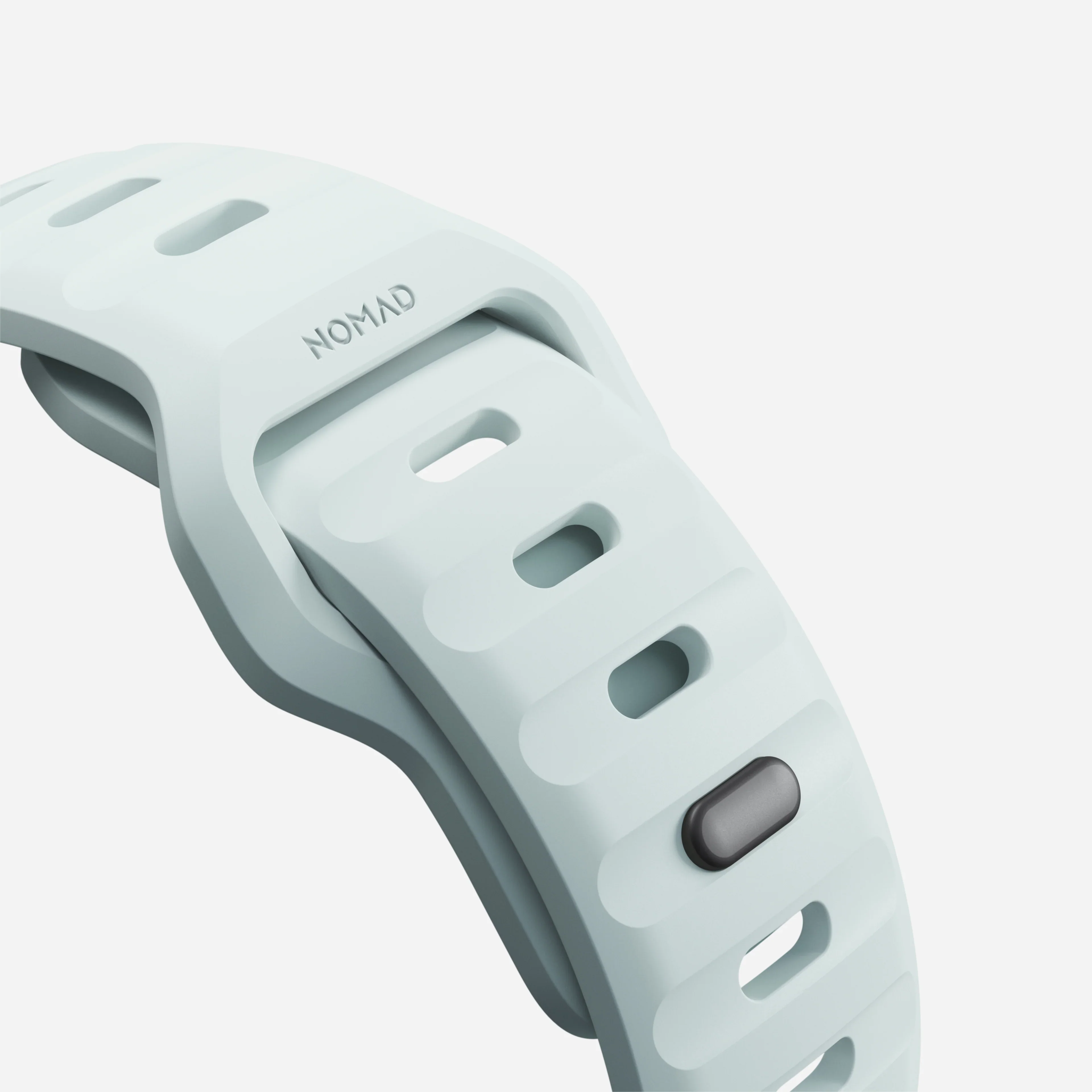 Nomad Sport Band Icy Blue Glow for Apple Watch 44-49mm – Limited Edition Glow 2.0 - Image 2