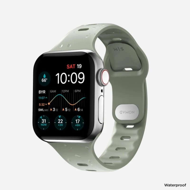 Nomad Sport Slim Band 41mm Waterproof Bracelet - Sage - Image 2