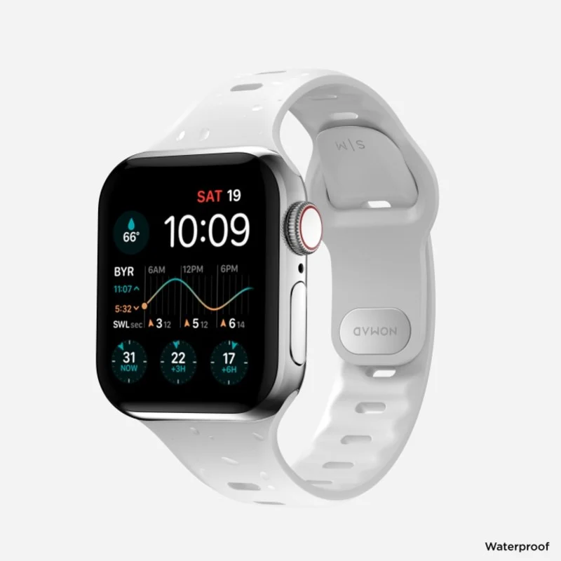 Nomad Sport Slim Band 38mm / 40mm / 41mm Waterproof Bracelet - White - Image 2
