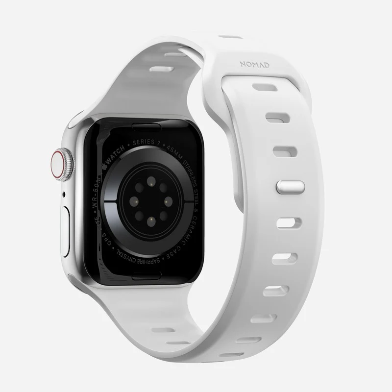 Nomad Sport Slim Band 44mm / 45mm / 49mm Waterproof Bracelet - White - Image 4