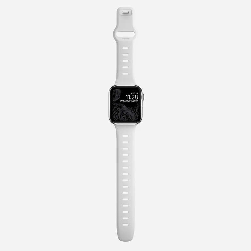 Nomad Sport Slim Band 44mm / 45mm / 49mm Waterproof Bracelet - White - Image 7