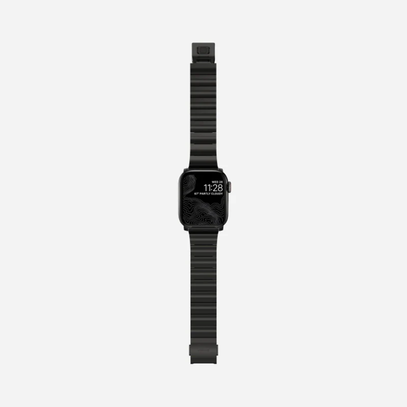 Nomad Steel Band 41mm Graphite Hardware Bracelet for Apple Watch - Graphite - Image 2