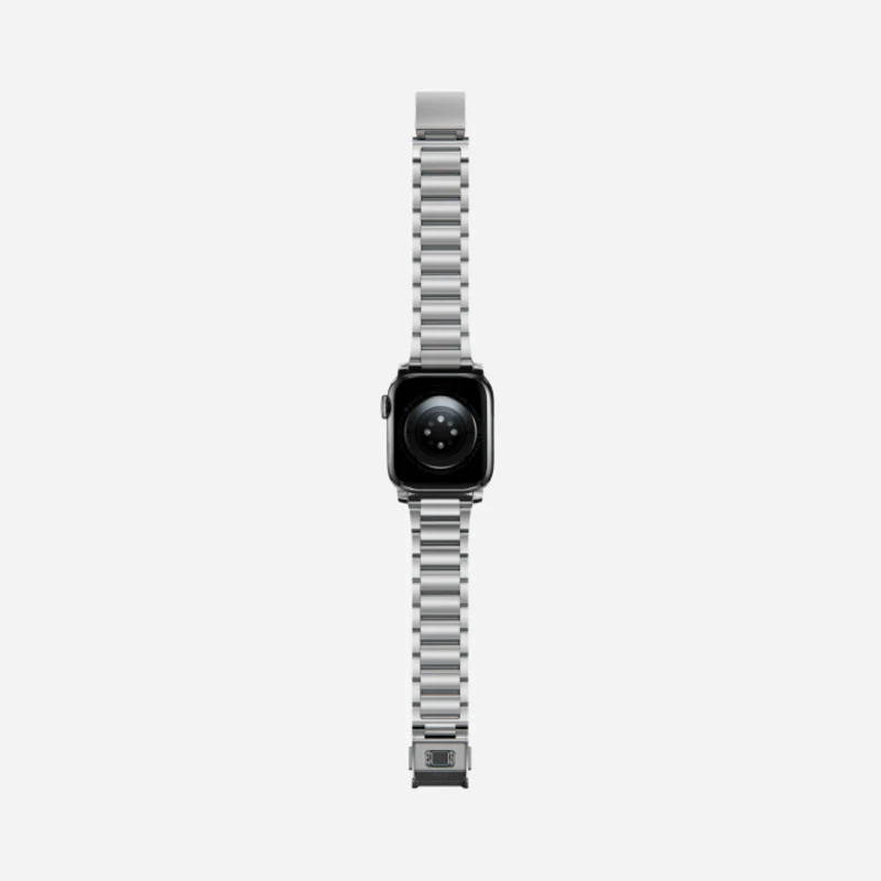 Nomad Steel Band 41mm Silver Hardware Bracelet - Silver - Image 2