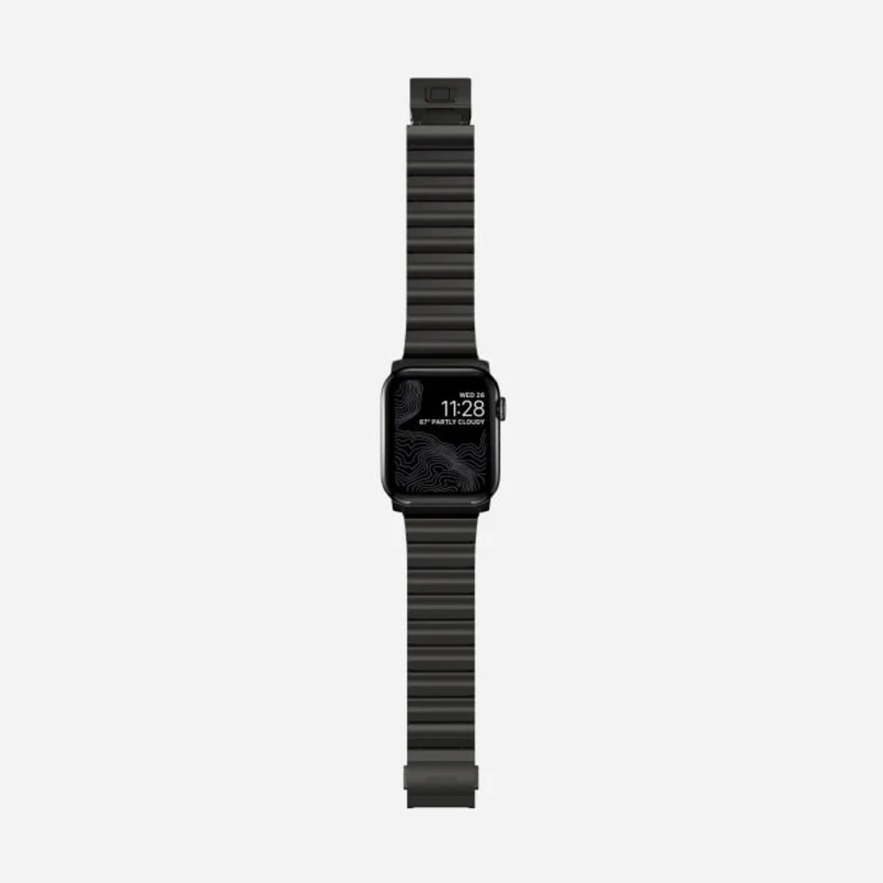 Nomad Steel Band 45mm Graphite Hardware Bracelet - Graphite - Image 7