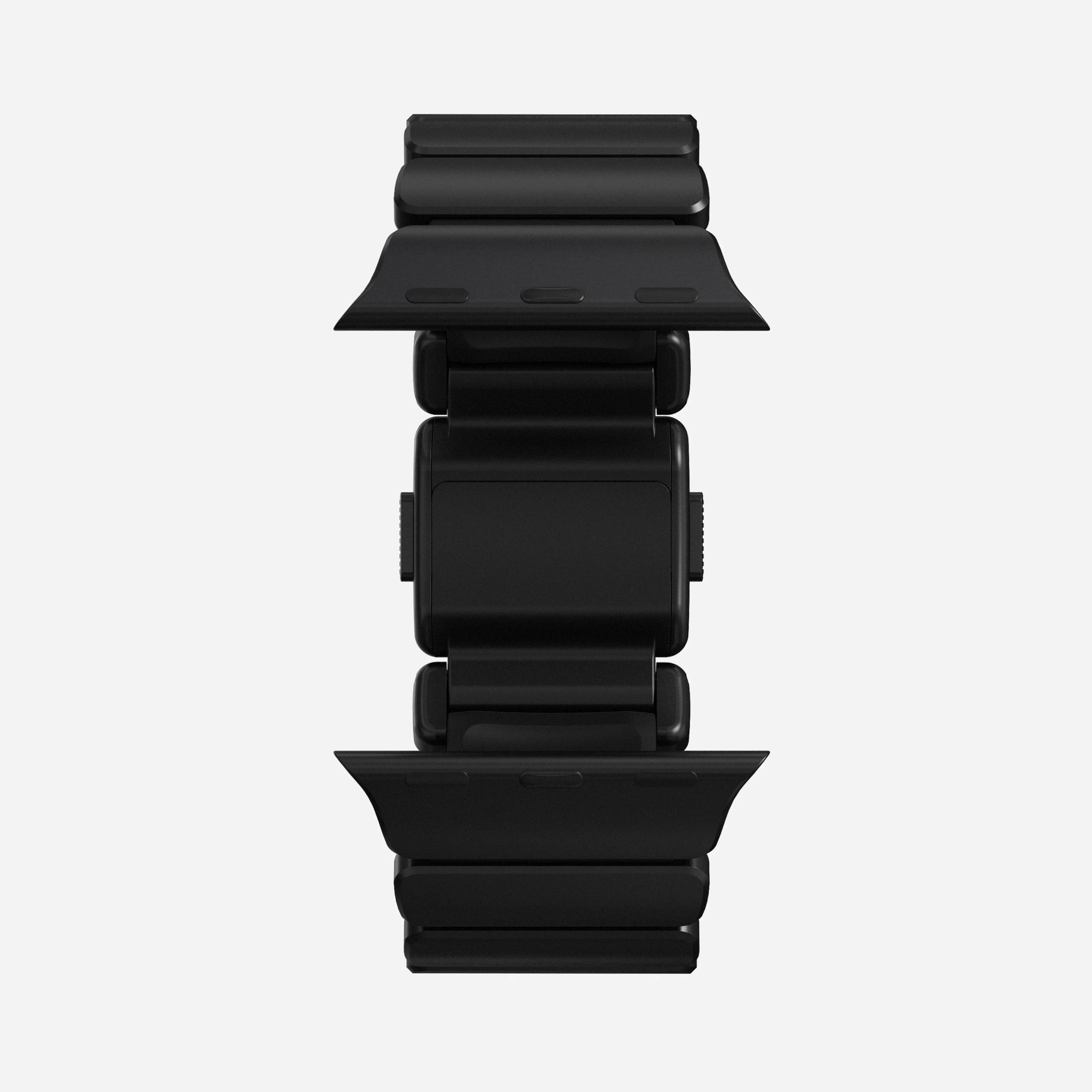 Nomad Stratos Titanium Apple Watch Ultra 1 - 3 / 42-49mm / Series 1-11 & SE - Black / Black - Image 10