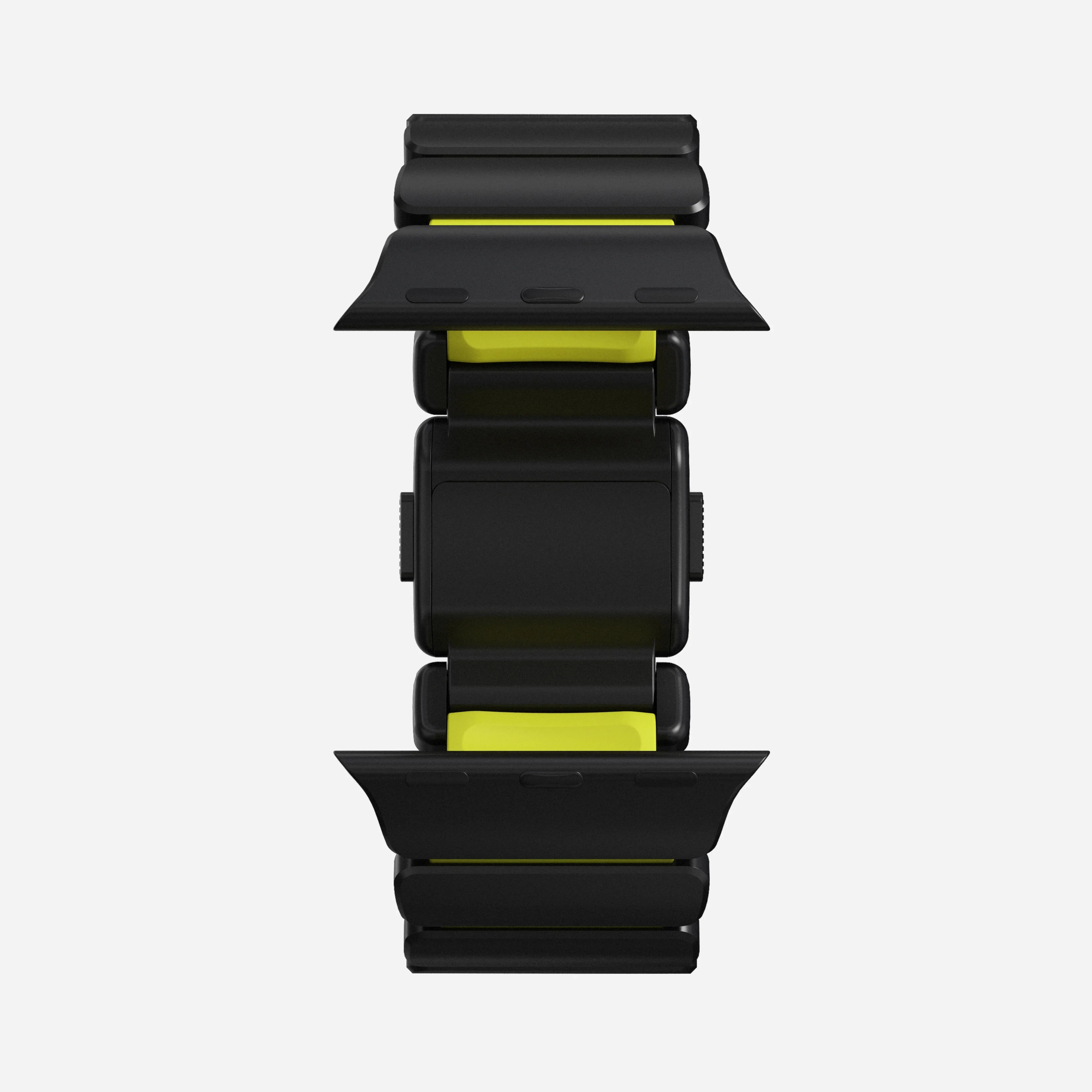 Nomad Stratos Titanium Apple Watch Ultra 1 - 3 / 42-49mm / Series 1-11 & SE - Black / Volt - Image 14