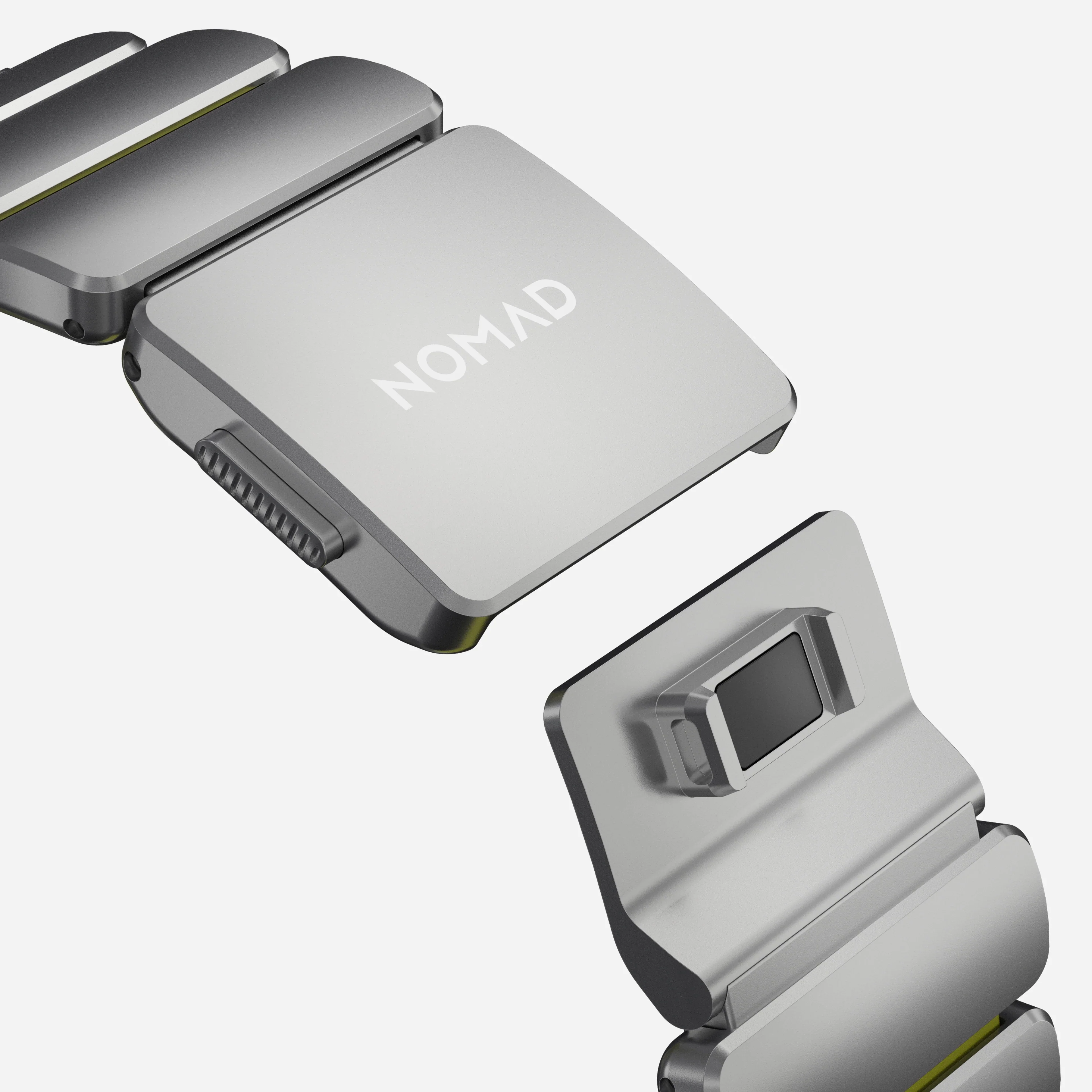 Nomad Stratos Titanium Apple Watch Ultra 1 - 3 / 42-49mm / Series 1-11 & SE - Natural / Volt - Image 11