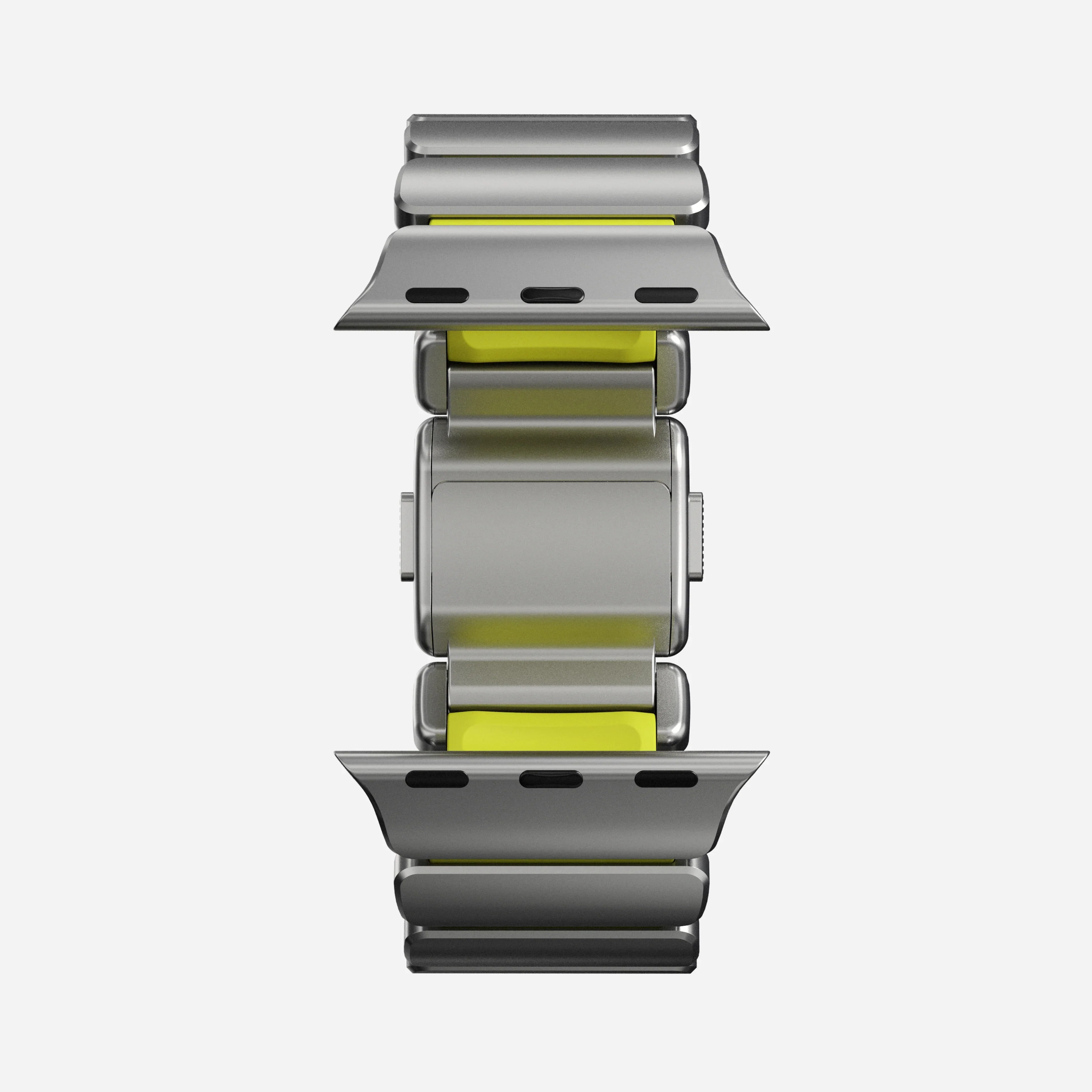 Nomad Stratos Titanium Apple Watch Ultra 1 - 3 / 42-49mm / Series 1-11 & SE - Natural / Volt - Image 13