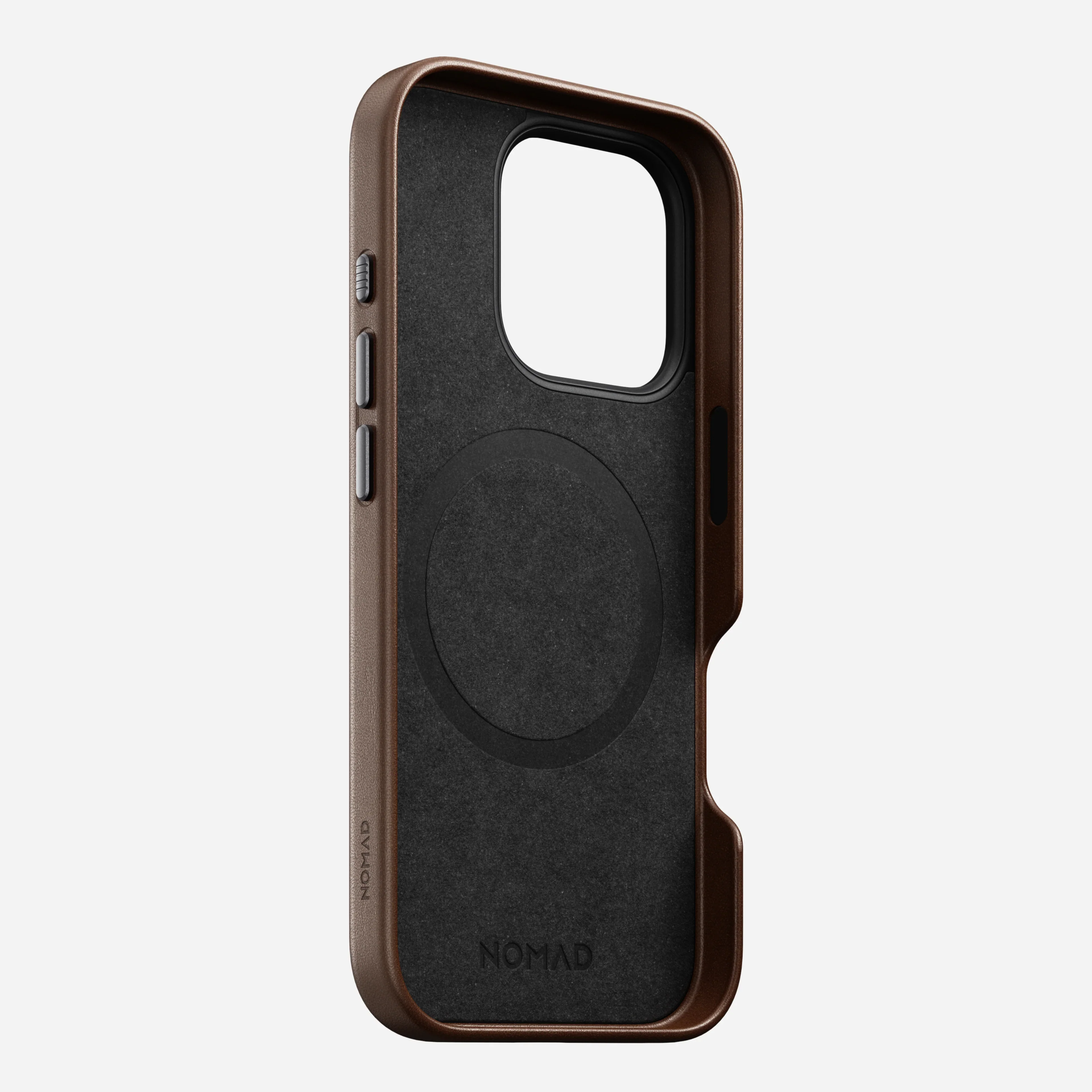 Nomad Traditional Horween Leather Case iPhone 16 Pro 6.3 - Brown - Image 7