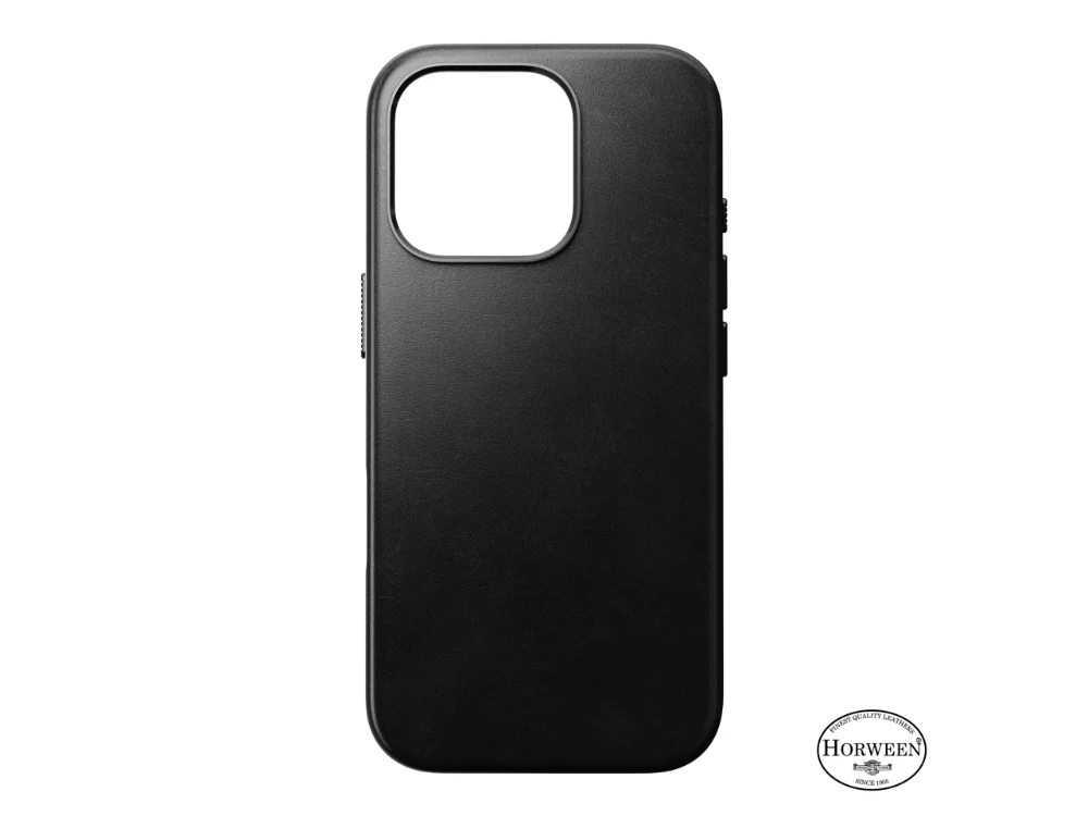 Nomad Traditional Horween Leather Case iPhone 16 Pro Max 6.9 - Black - Image 8