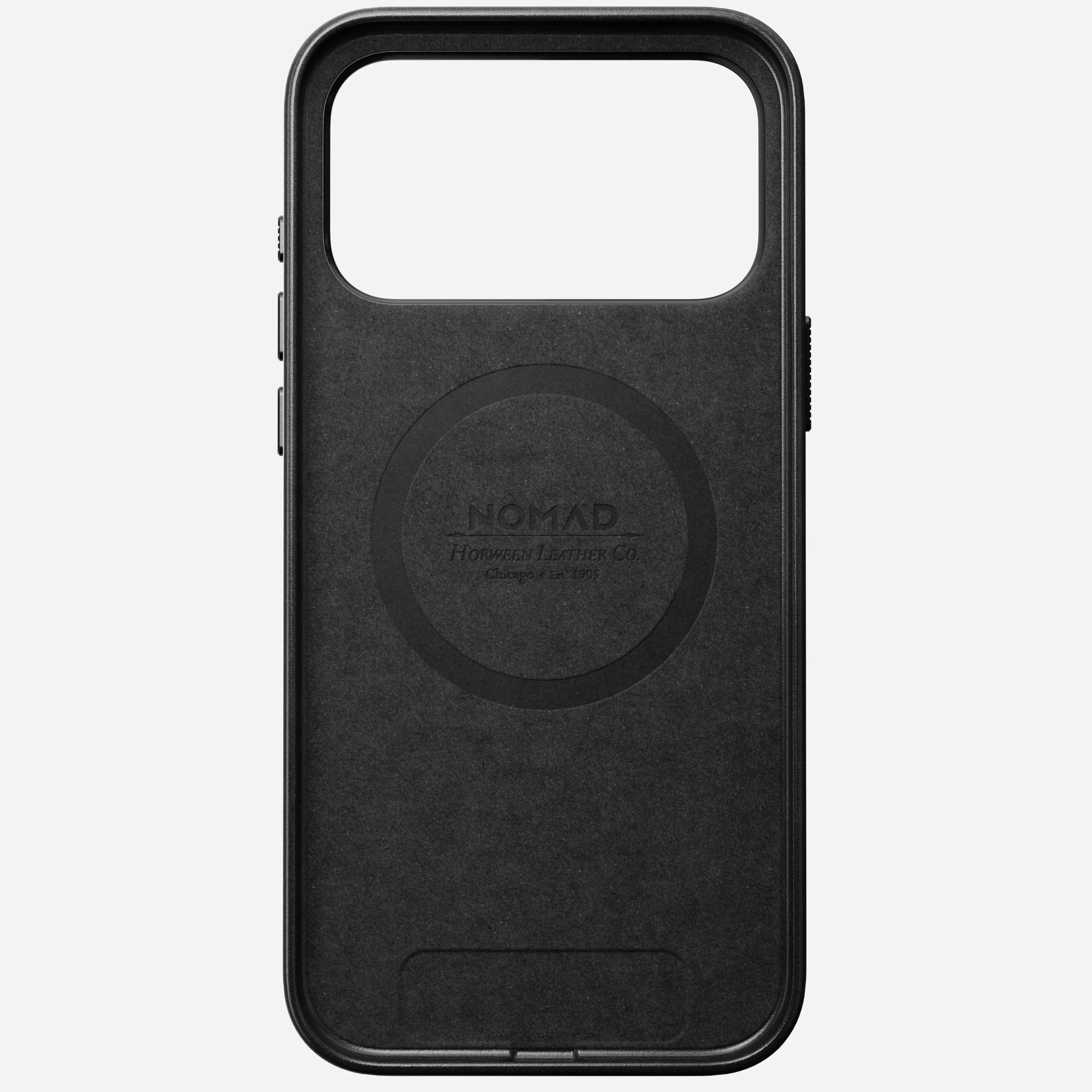 Nomad Traditional Horween Leather MagSafe Case iPhone 17 Pro – Black - Image 2