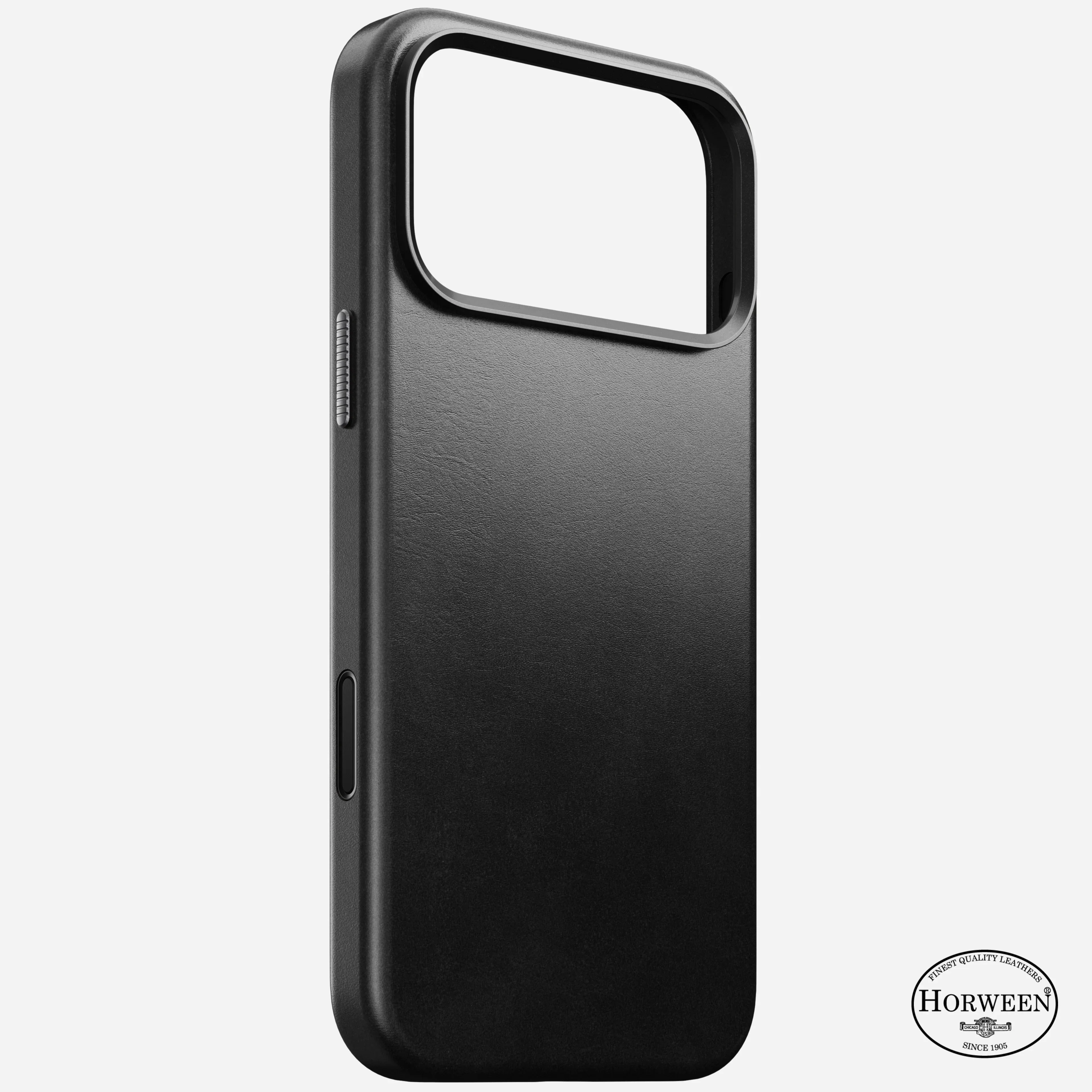 Nomad Traditional Horween Leather MagSafe Case iPhone 17 Pro Max – Black - Image 7