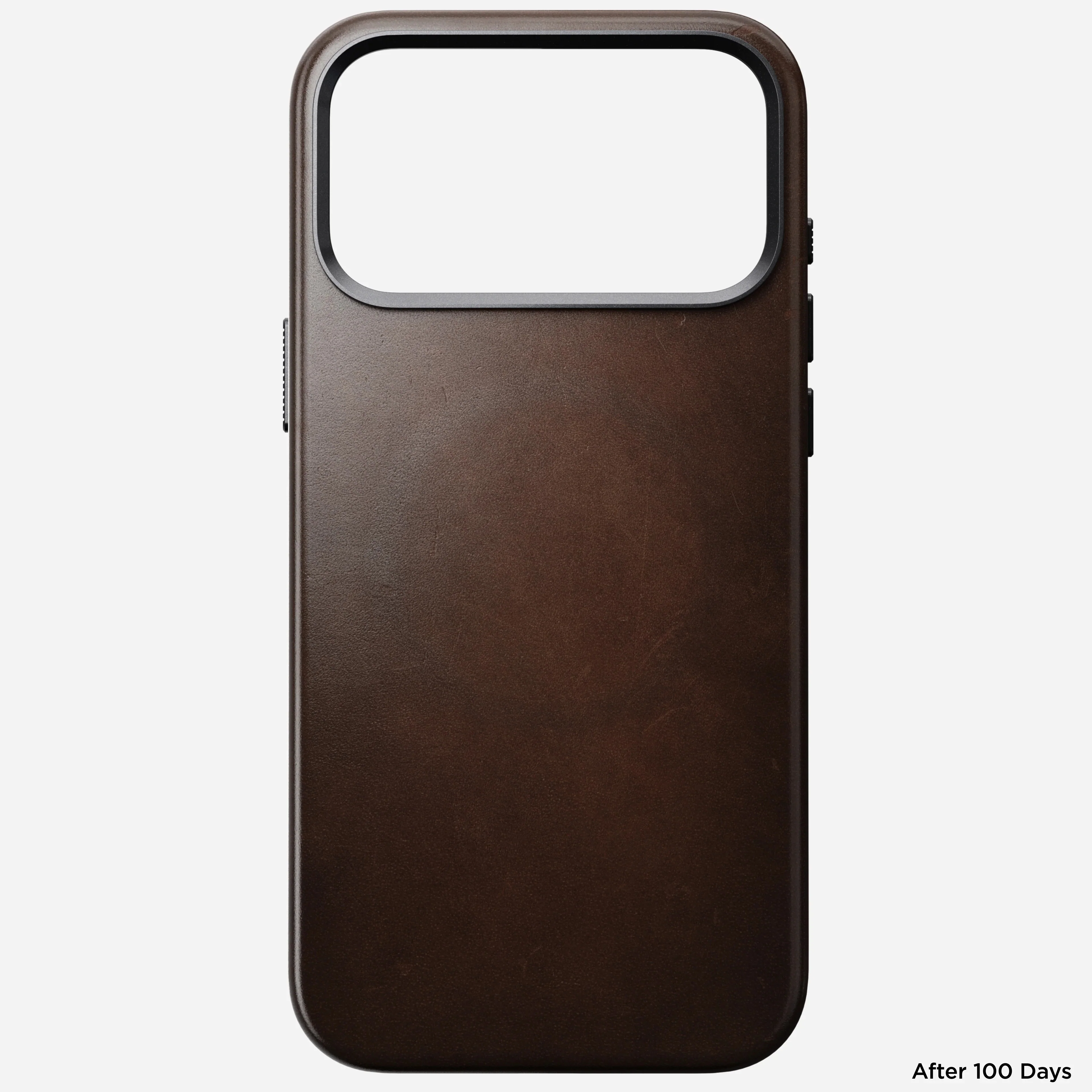 Nomad Traditional Horween Leather MagSafe Case iPhone 17 Pro – Rustic Brown - Image 4