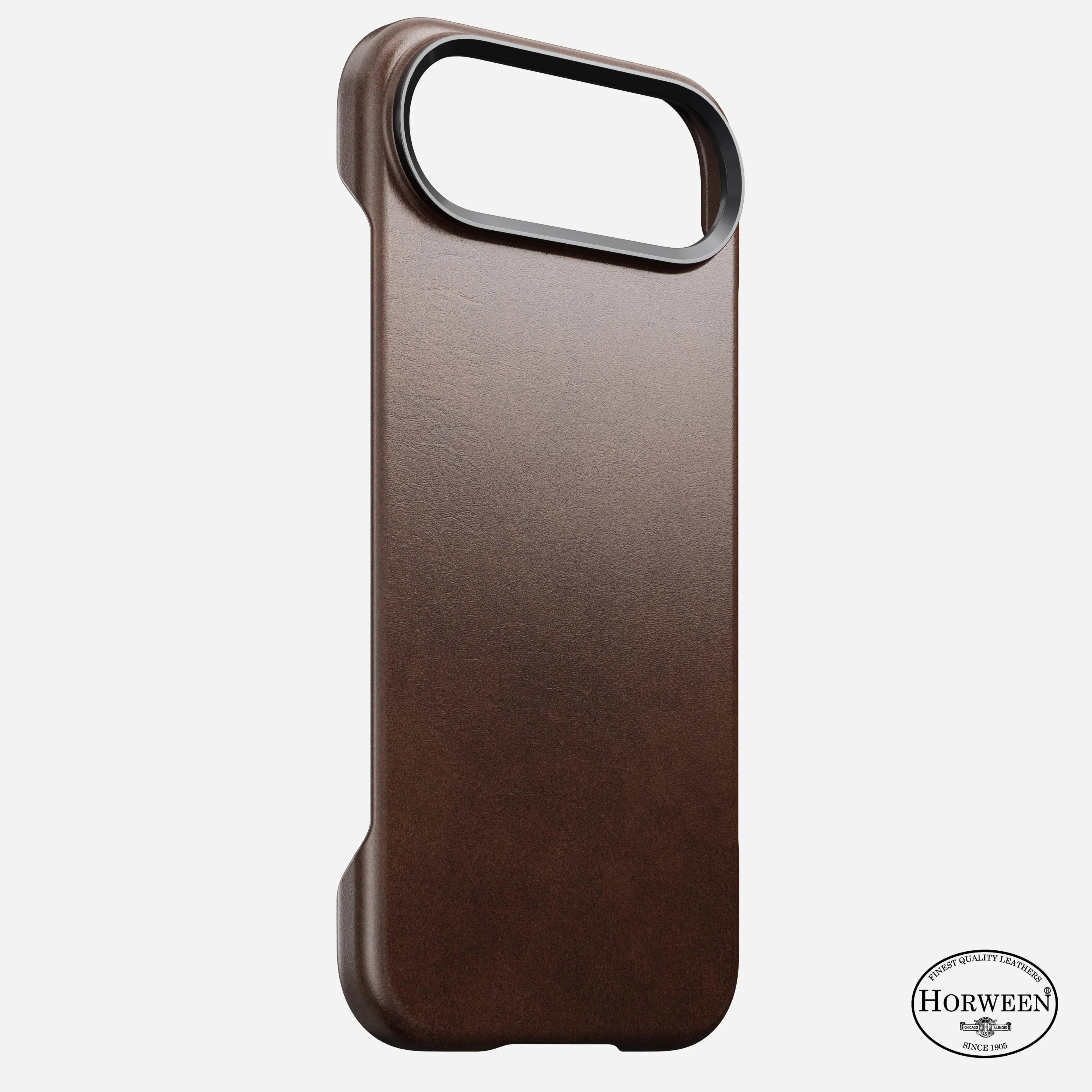 NOMAD Traditional Leather MagSafe Case iPhone 17 Air – Rustic Brown Horween - Image 6