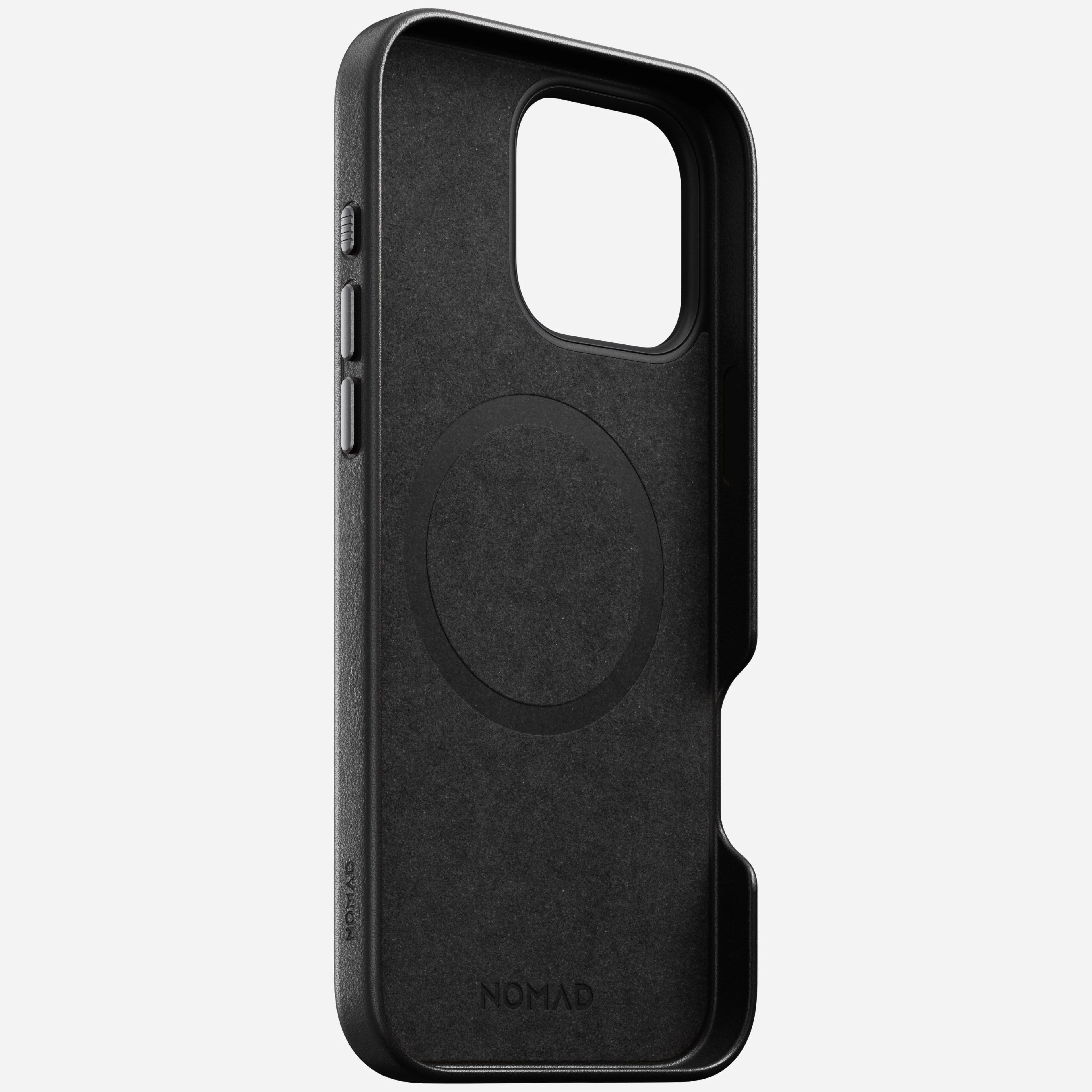 Nomad Traditional Premium Leather Case iPhone 16 Pro 6.3 - Black - Image 7