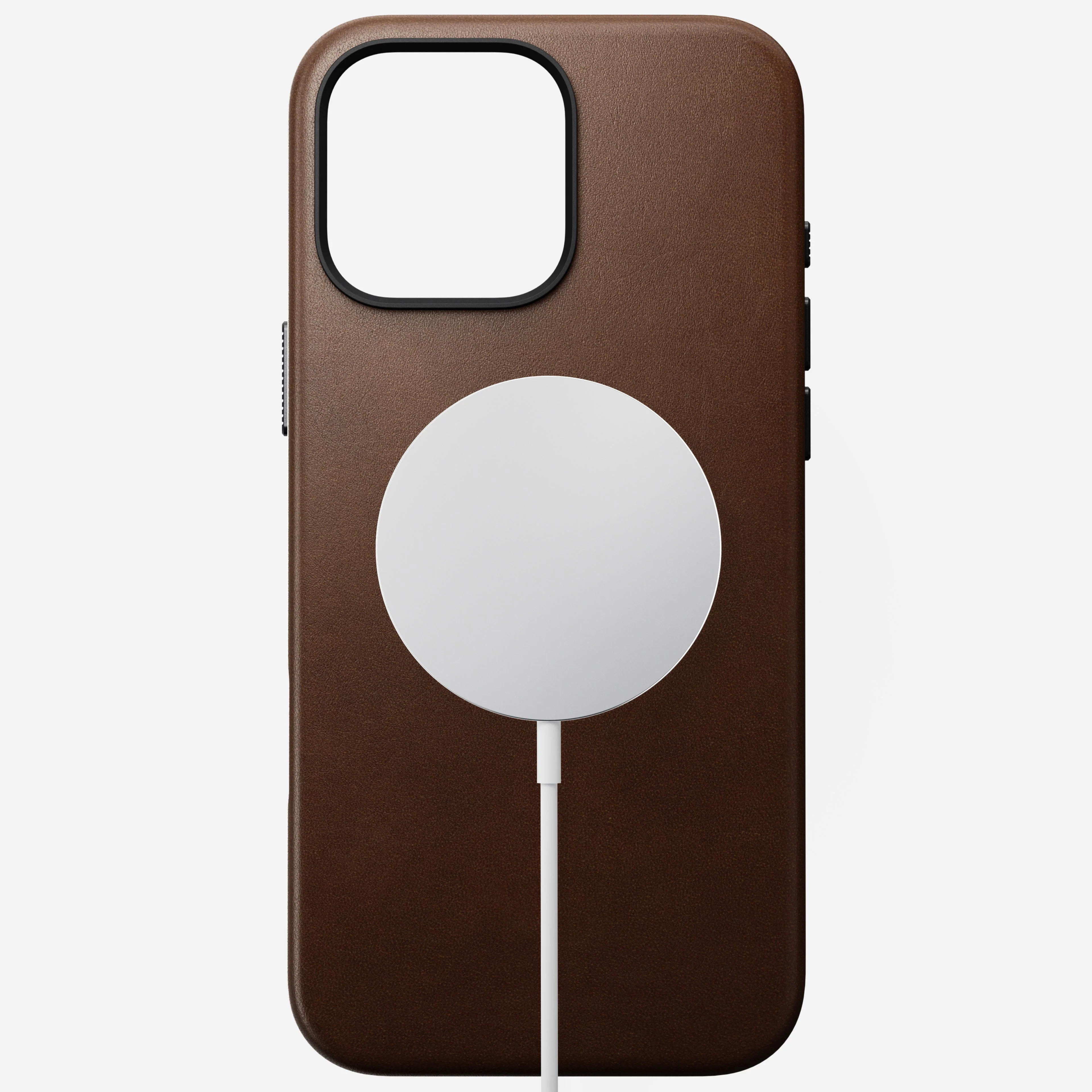 Nomad Traditional Premium Leather Case iPhone 16 Pro 6.3 - Brown - Image 6