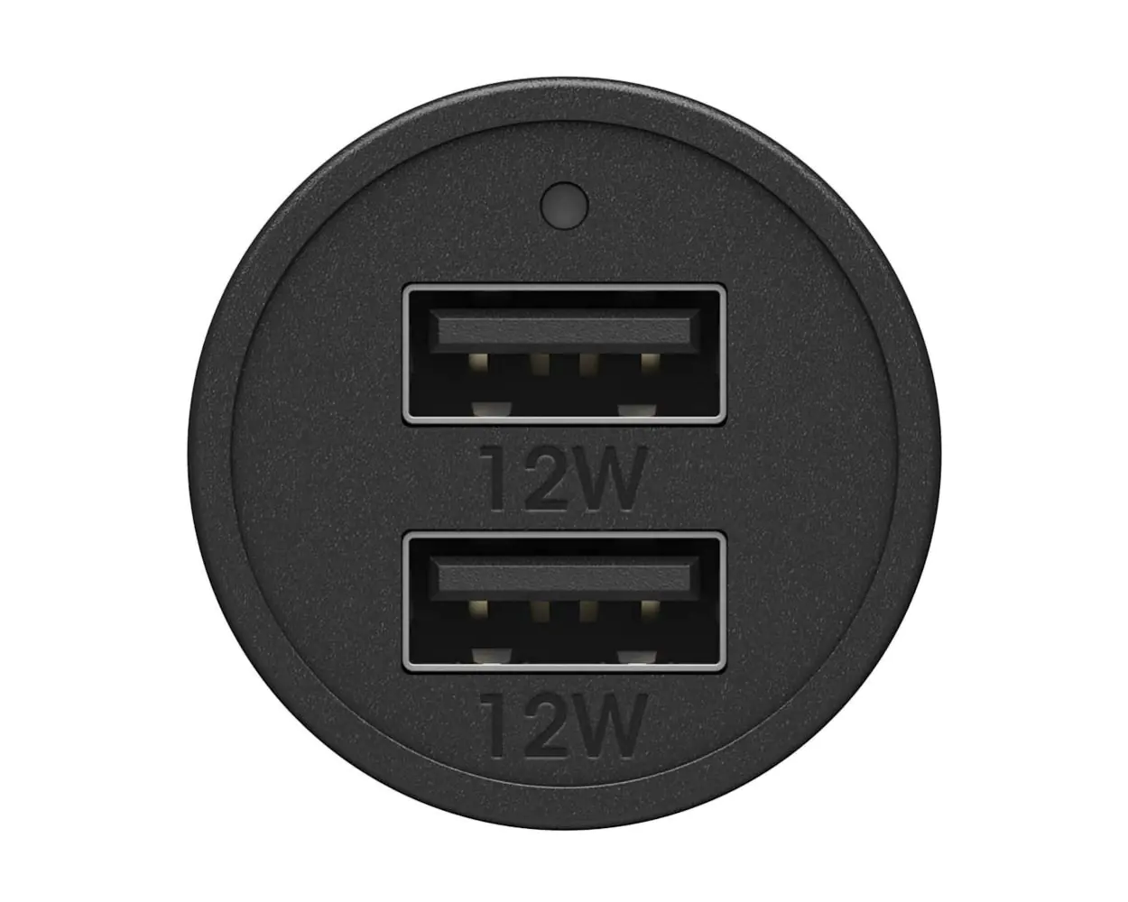 Otterbox Rugged Car Charger with 2 USB-A 12W 2.4 A - Black - Image 2