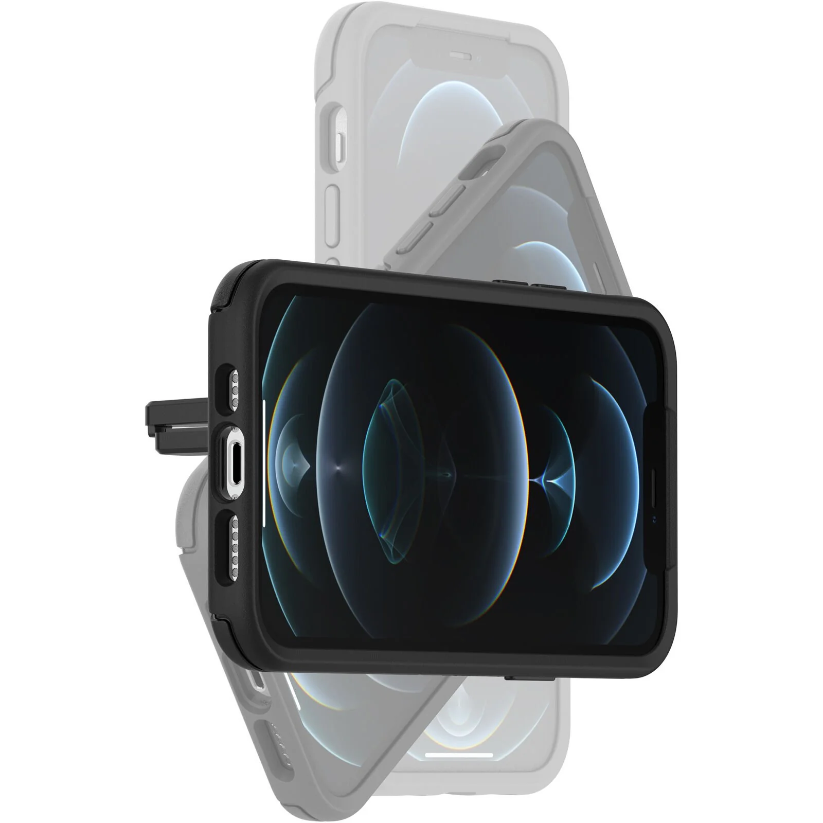 Otterbox Car Vent Mount for iPhone & MagSafe Case - Black - Image 5
