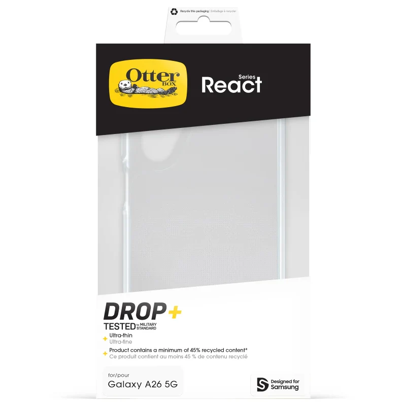 Otterbox Case React for Samsung Galaxy A26 - Clear - Image 5