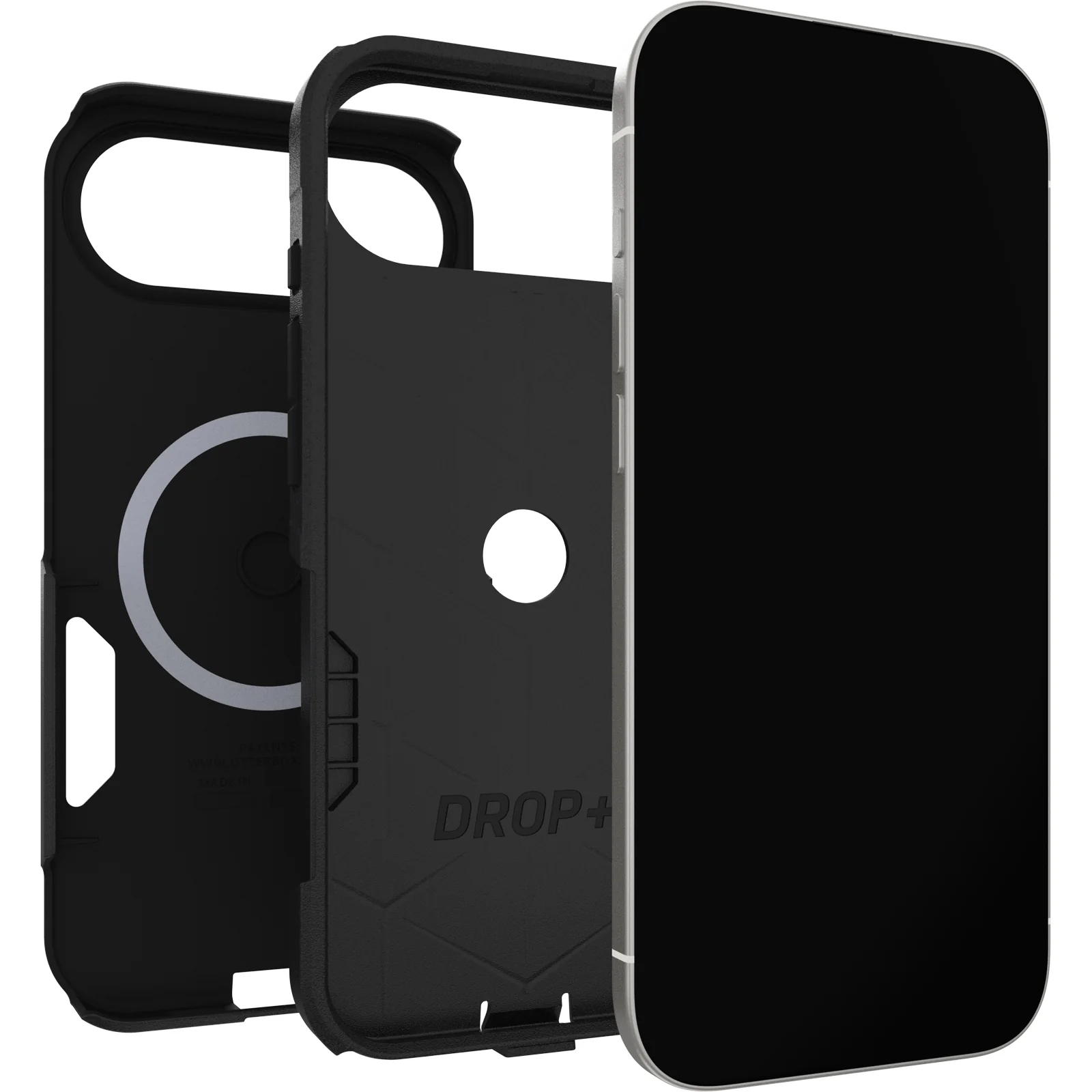 OtterBox Commuter MagSafe Case & Camera Control Button iPhone 17 Air – Black - Image 4