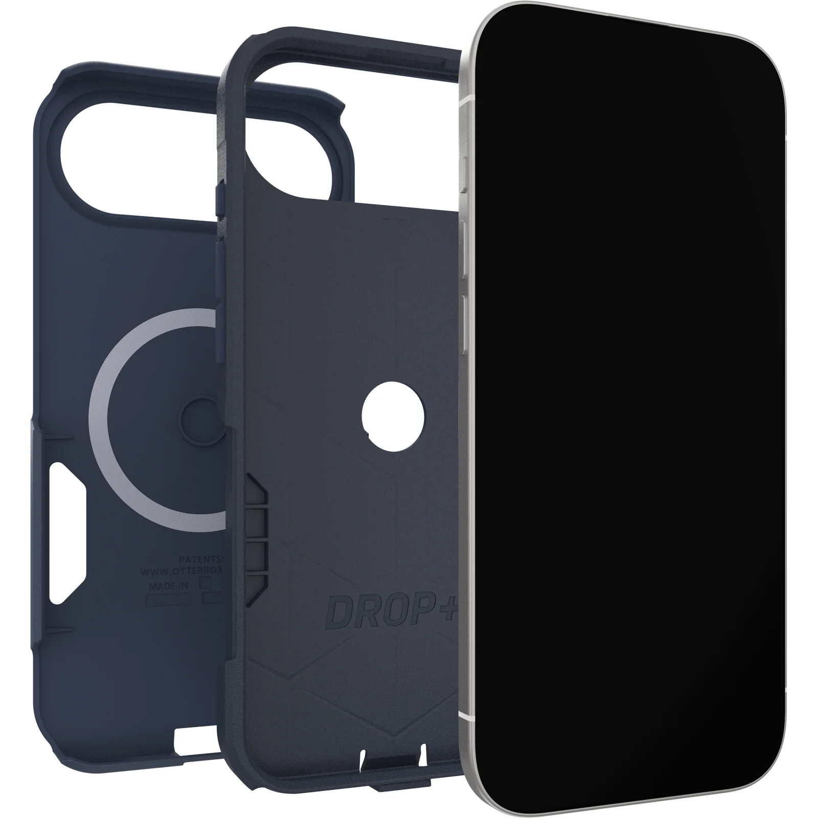 OtterBox Commuter MagSafe Case & Camera Control Button iPhone 17 Air – Riverside Blue - Image 4