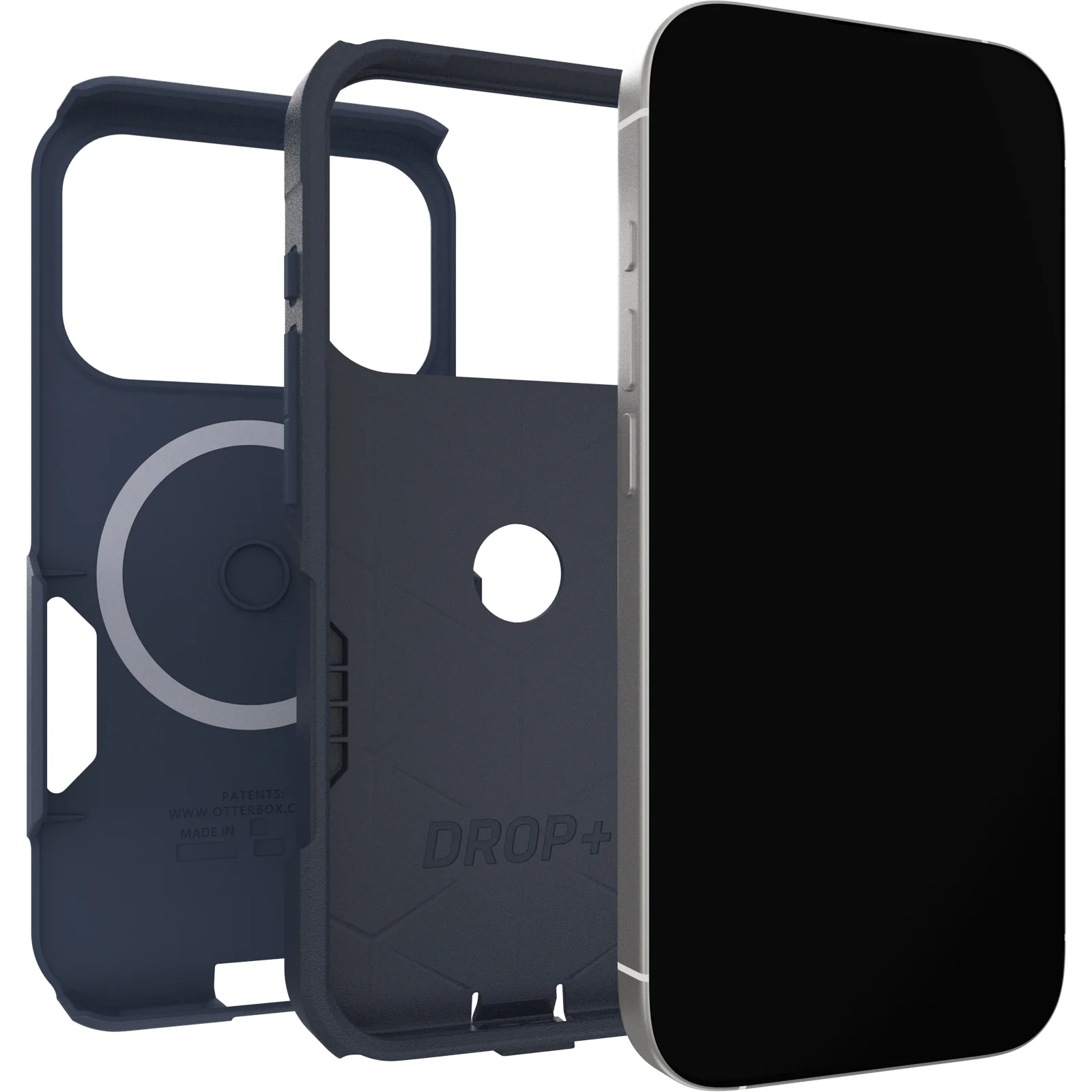 OtterBox Commuter Slim MagSafe Case with Camera Control Button for iPhone 17 Pro – Riverside Blue - Image 4