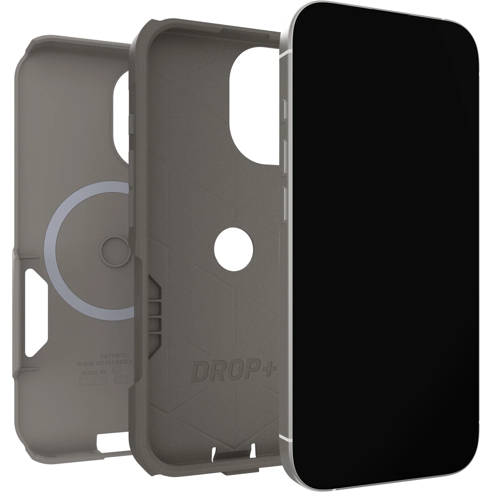 OtterBox Commuter Slim MagSafe Case with Camera Control Button for iPhone 17 Standard – Cottonwood Glen Stone - Image 3