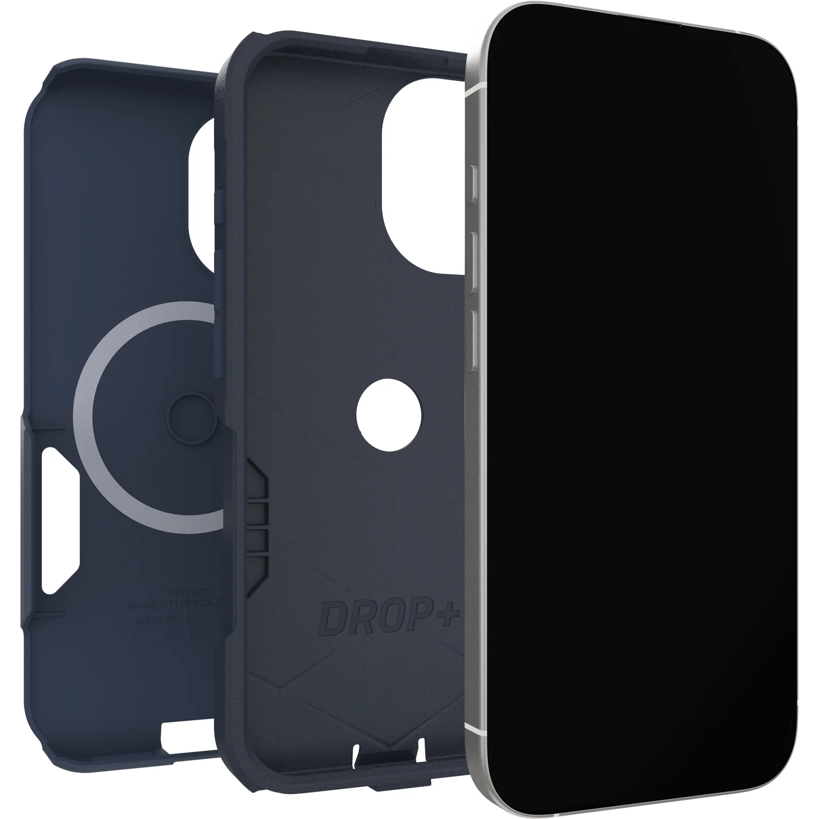OtterBox Commuter Slim MagSafe Case with Camera Control Button for iPhone 17 Standard – Riverside Blue - Image 4